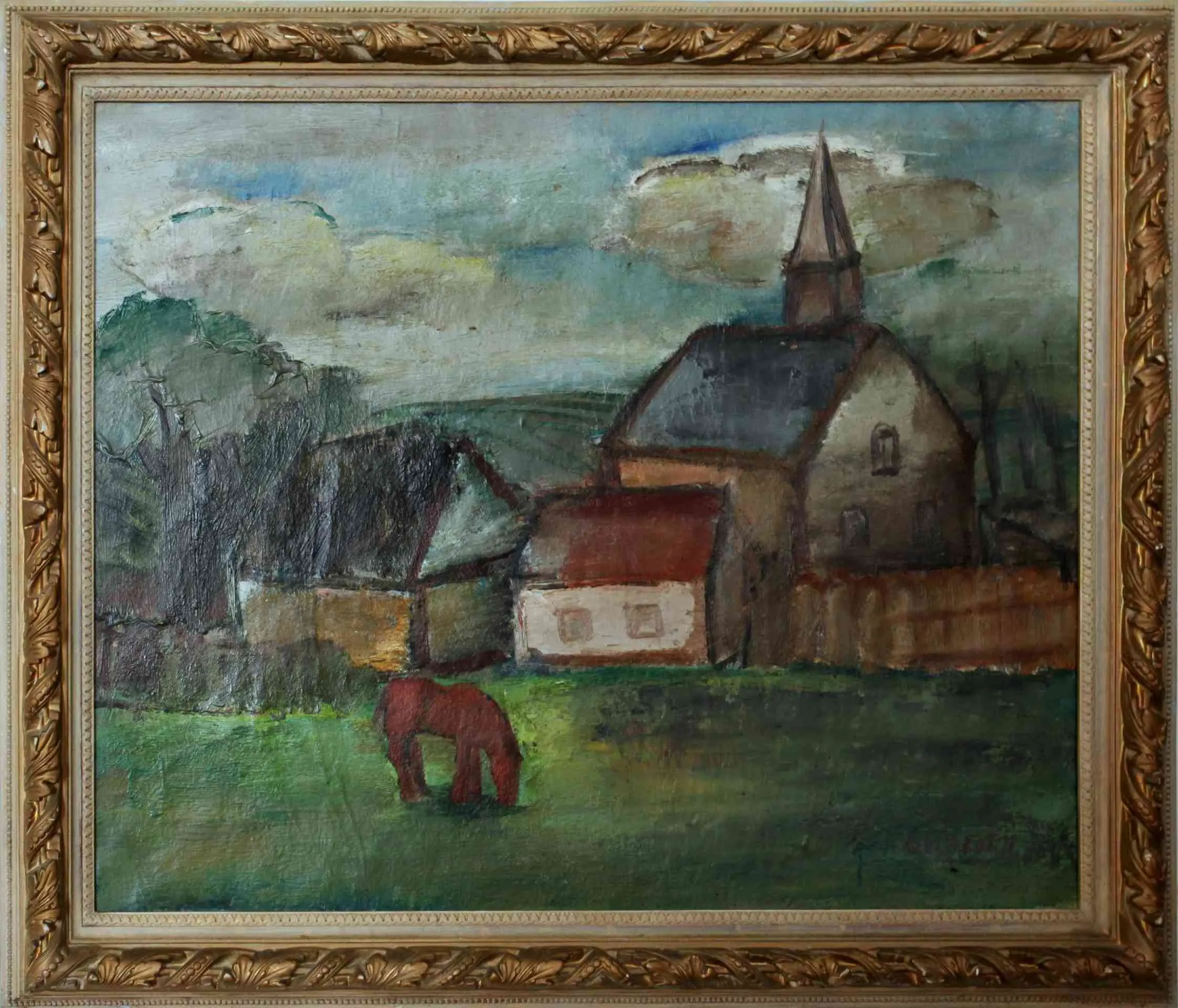 Pohled na vesnici – Georges Goldkorn