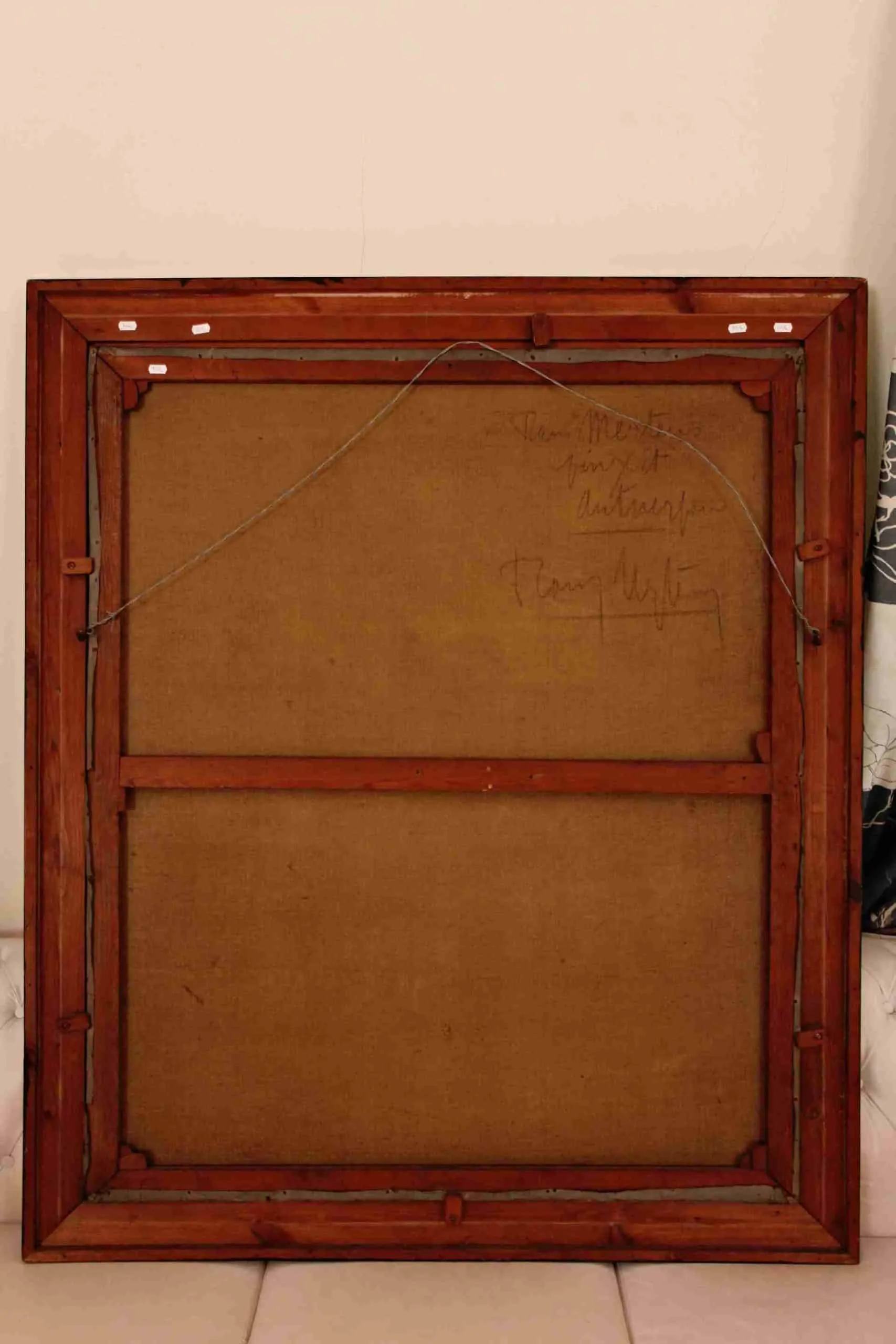 Velký meziválečný obraz. Signovaný. 138 x 117 cm - 5