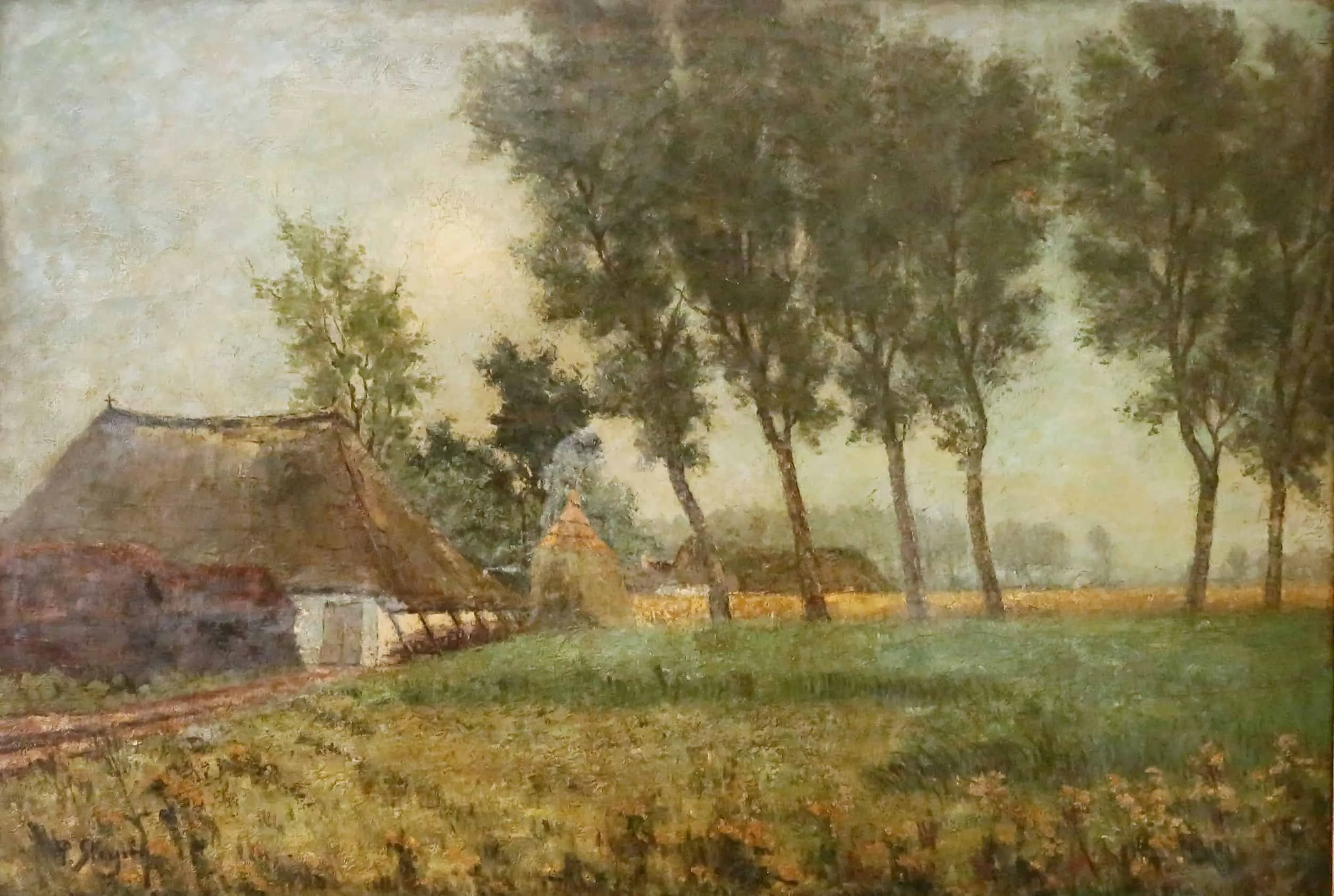 Velký obraz z belgického zámku 173 X 123 cm - 2