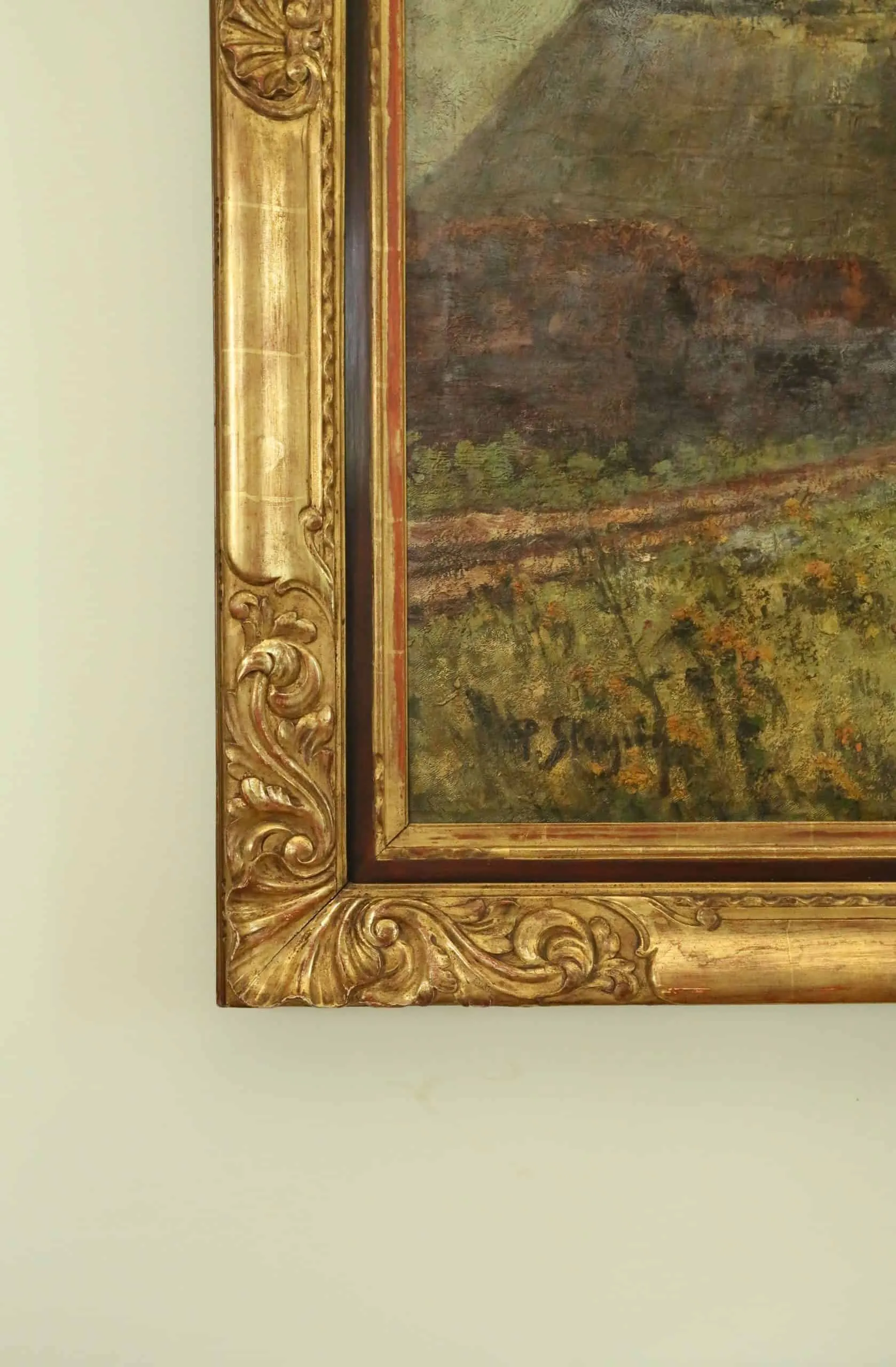 Velký obraz z belgického zámku 173 X 123 cm - 3
