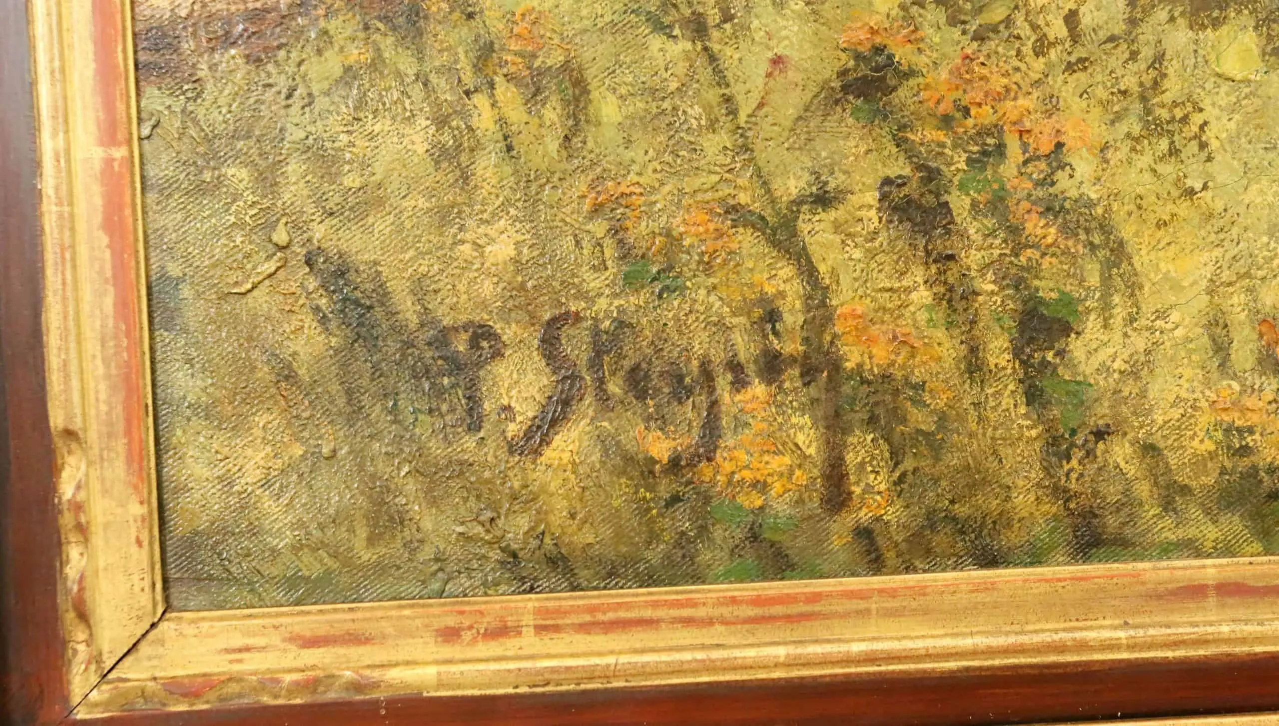 Velký obraz z belgického zámku 173 X 123 cm - 5