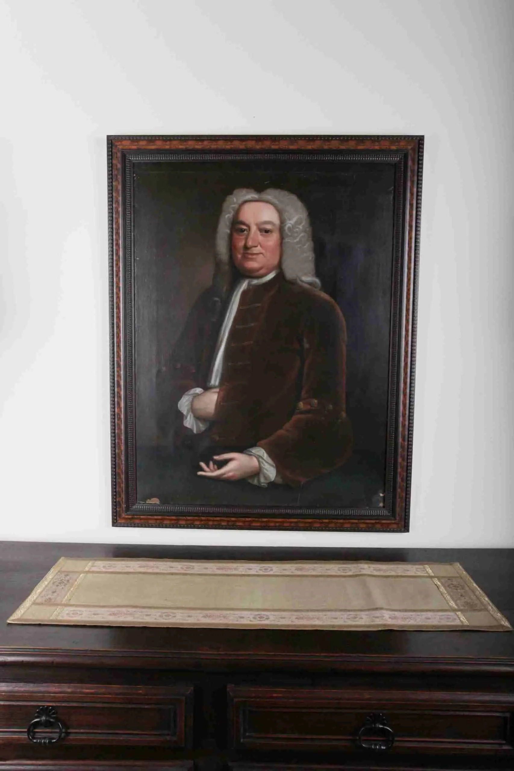 Velký portrét šlechtice. 19. století 104 x 82 - 3