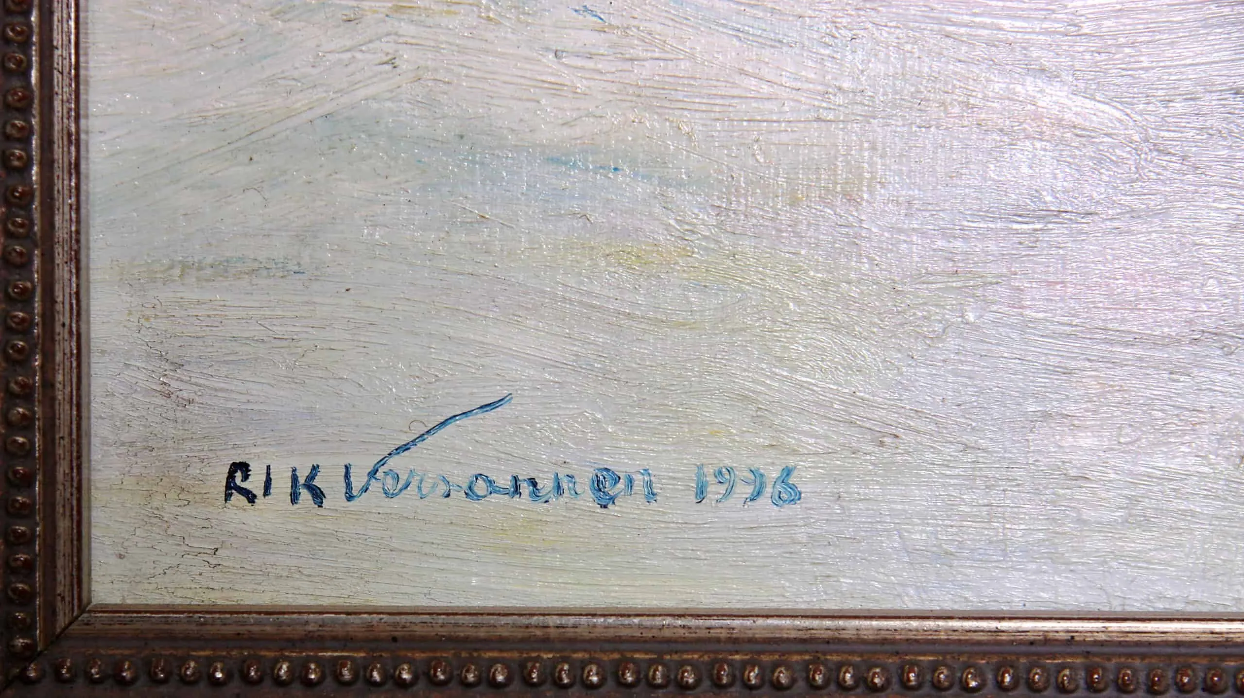 Zimní krajina. Rik Versonnen 89 X 59 cm - 2
