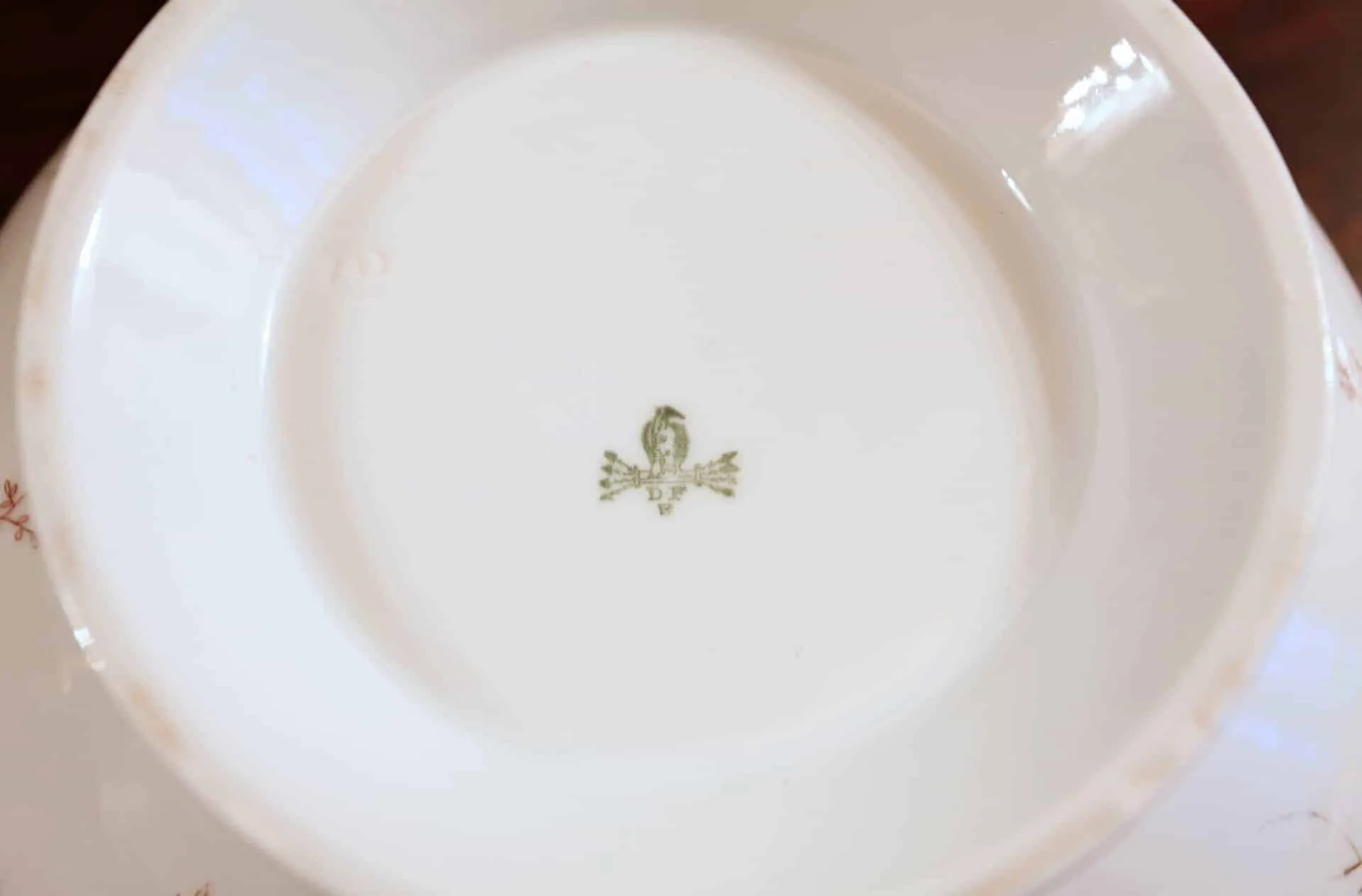 Porcelánová mísa na polévku. Značená DFB - 5