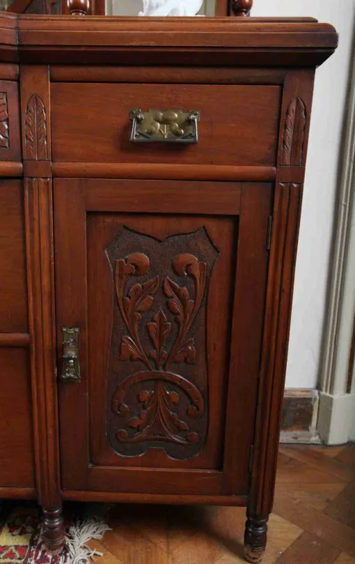 Komoda se zrcadlem Art Deco - 6