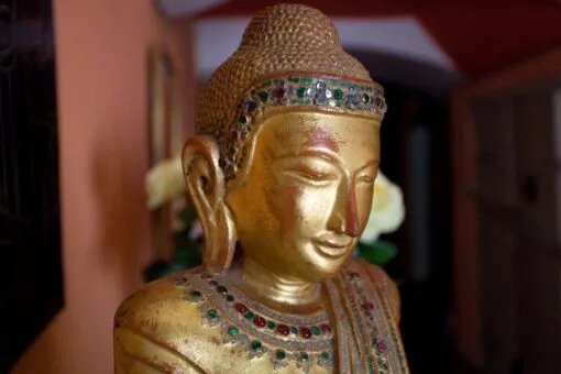 Velký Buddha na lotosovém květu - 5