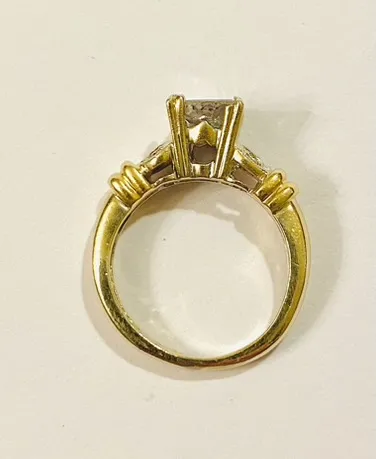 Zlatý prsten s diamanty 1,00 ct – centrální 0,96 ct - 5