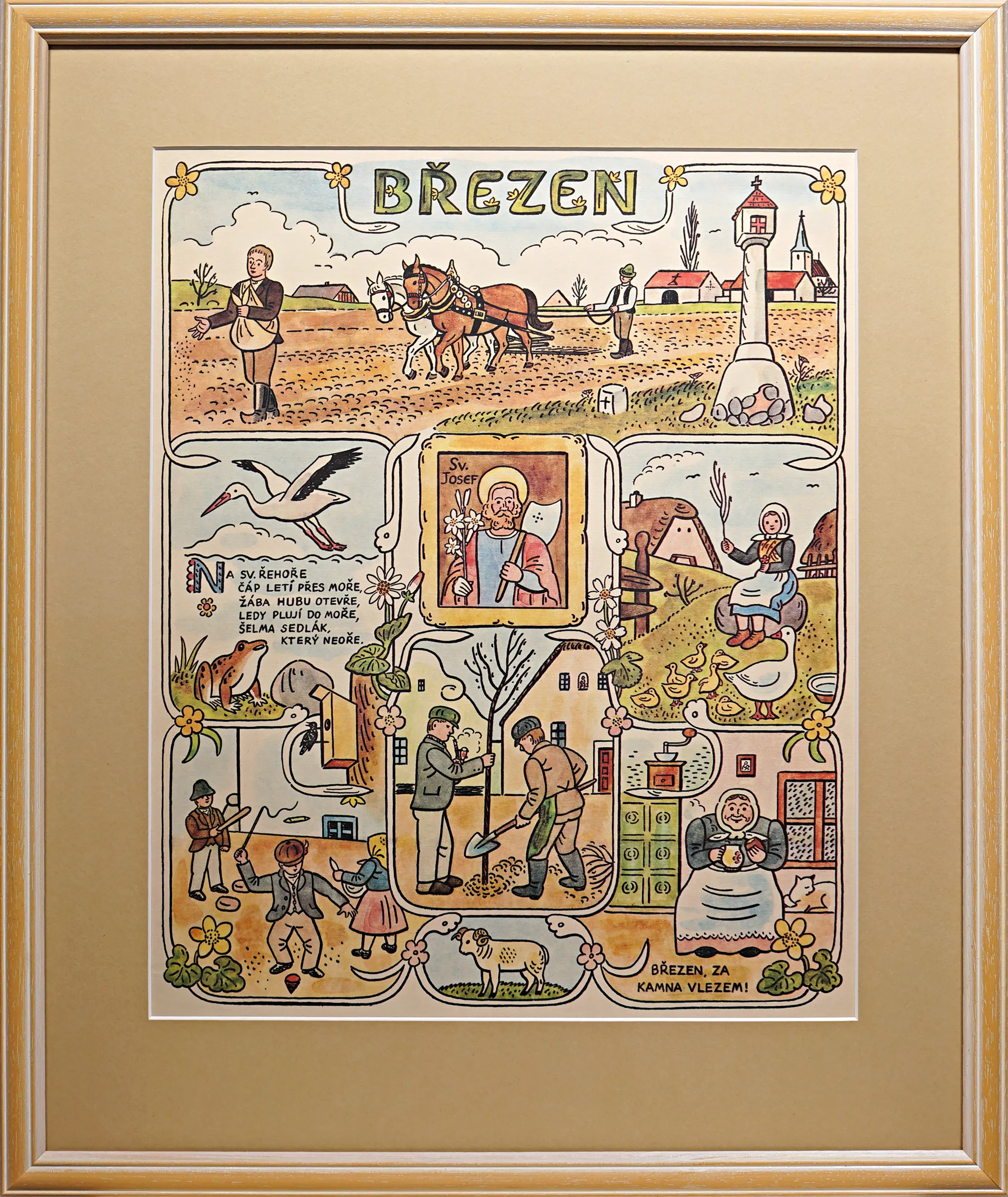 Josef Lada – Březen