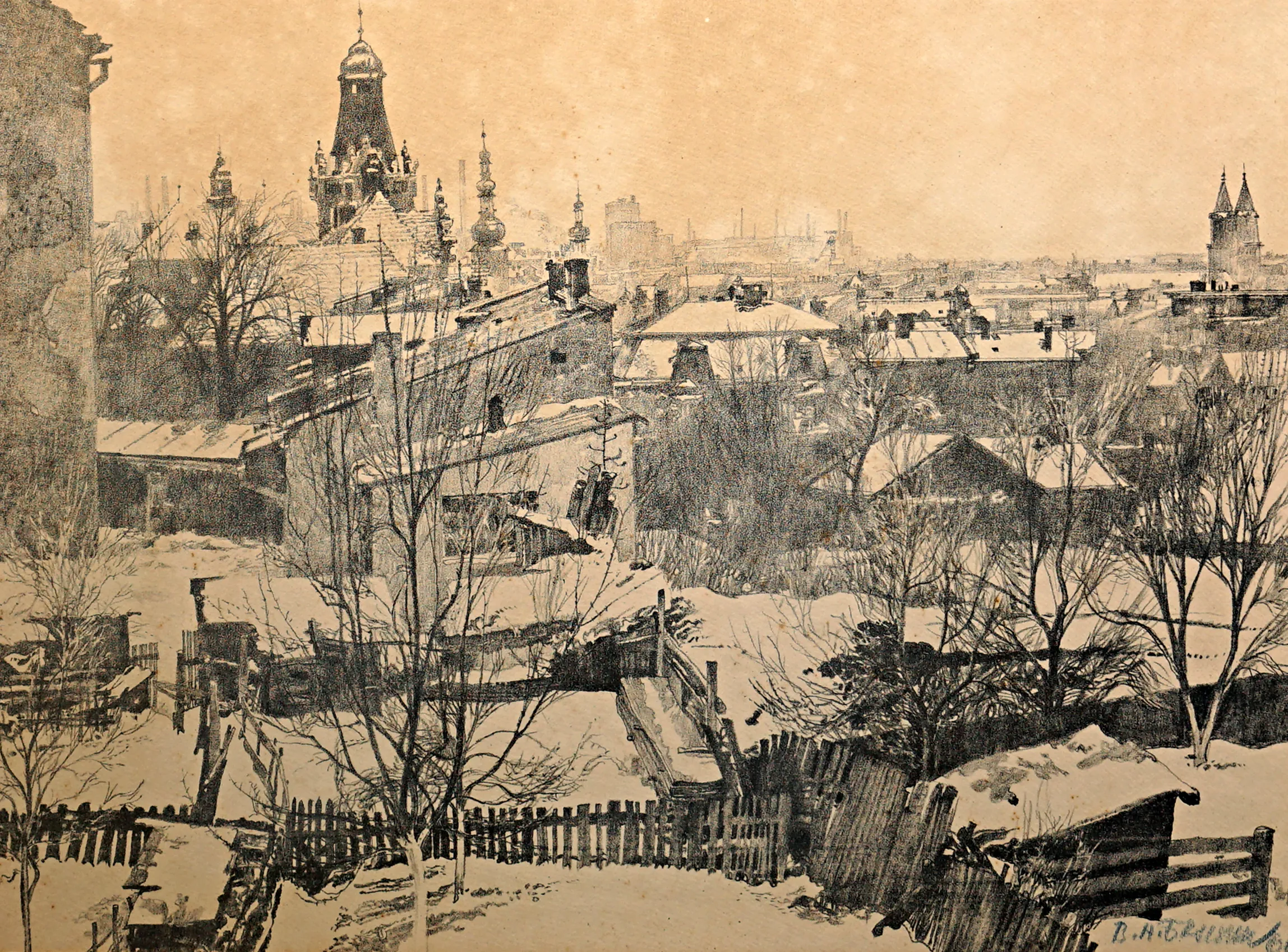 Bedřich Augustin Tkaczyk – Pohled na Ostravu - 2