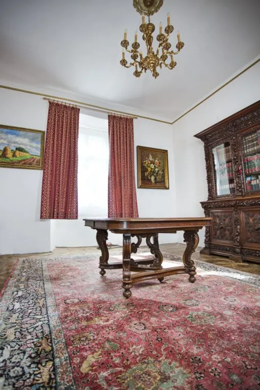 Francouzský jídelní stůl Ludvík XV., rozkládací, 19. století - 4