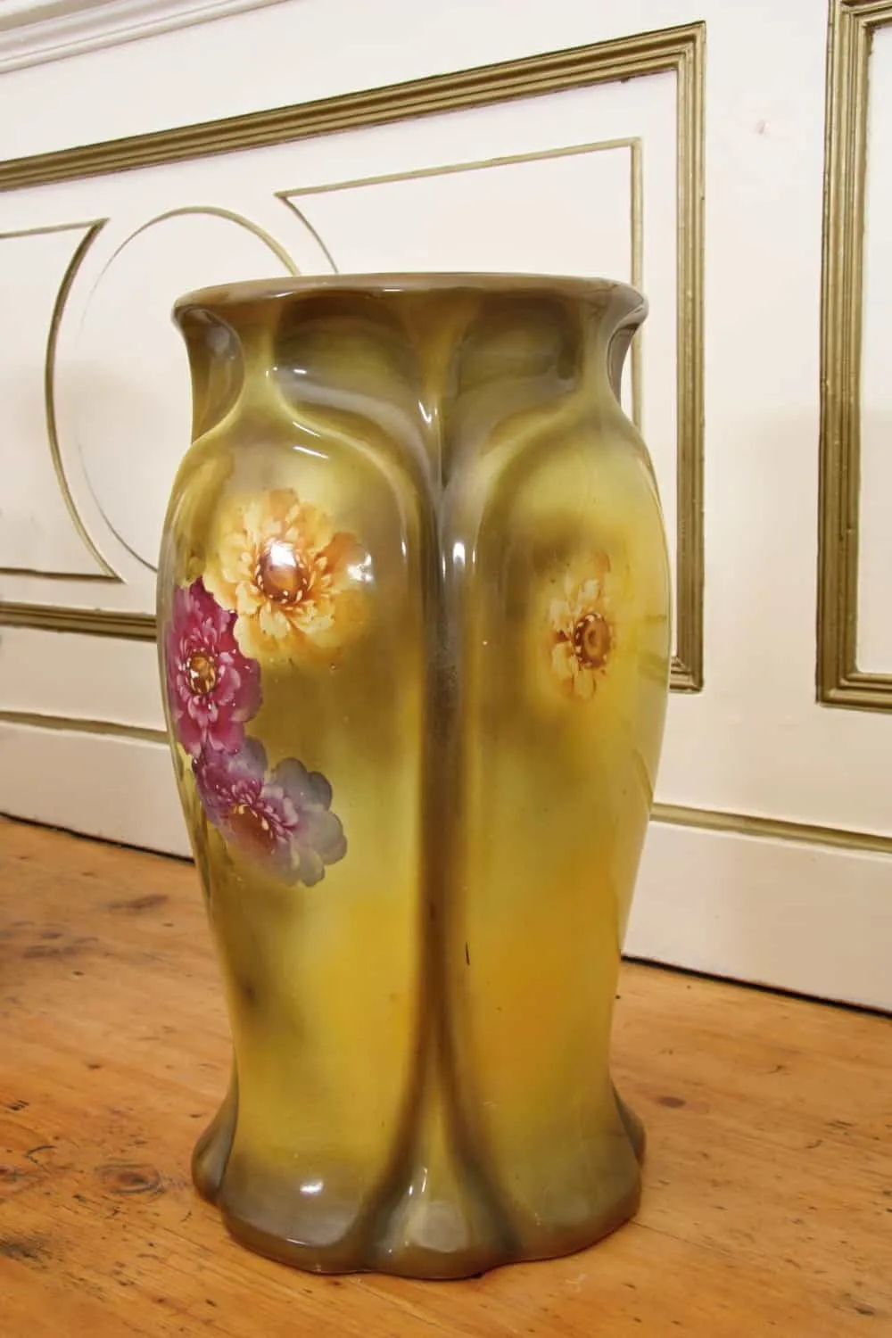 Velká secesní váza, 50 cm, značená - 2