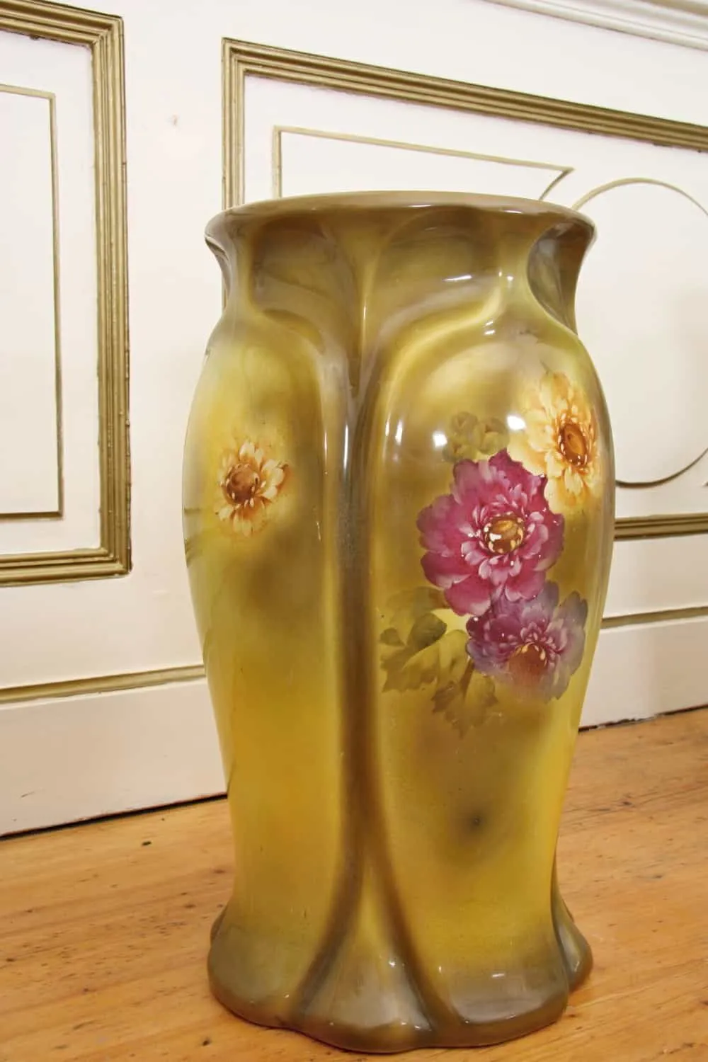 Velká secesní váza, 50 cm, značená - 3