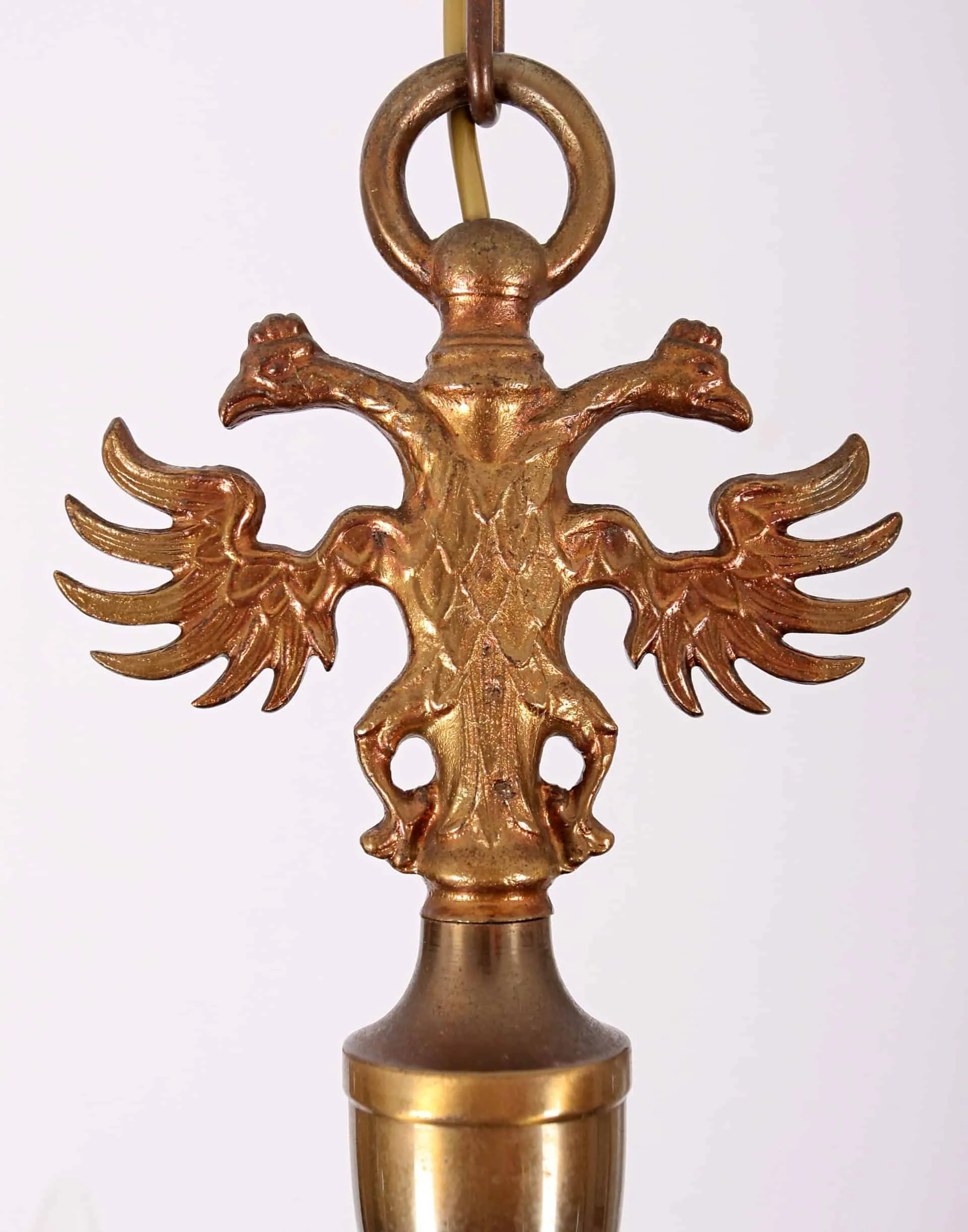 Dvoupatrový holandský lustr, zrestaurovaný - 2