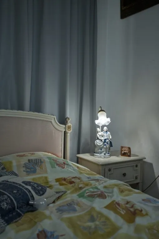 Italská porcelánová lampička - 5