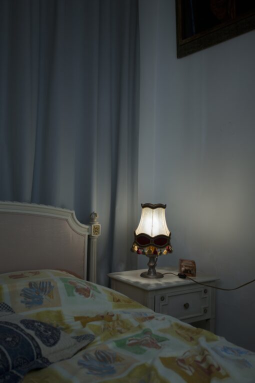 Malá stolní lampa cínová - 6
