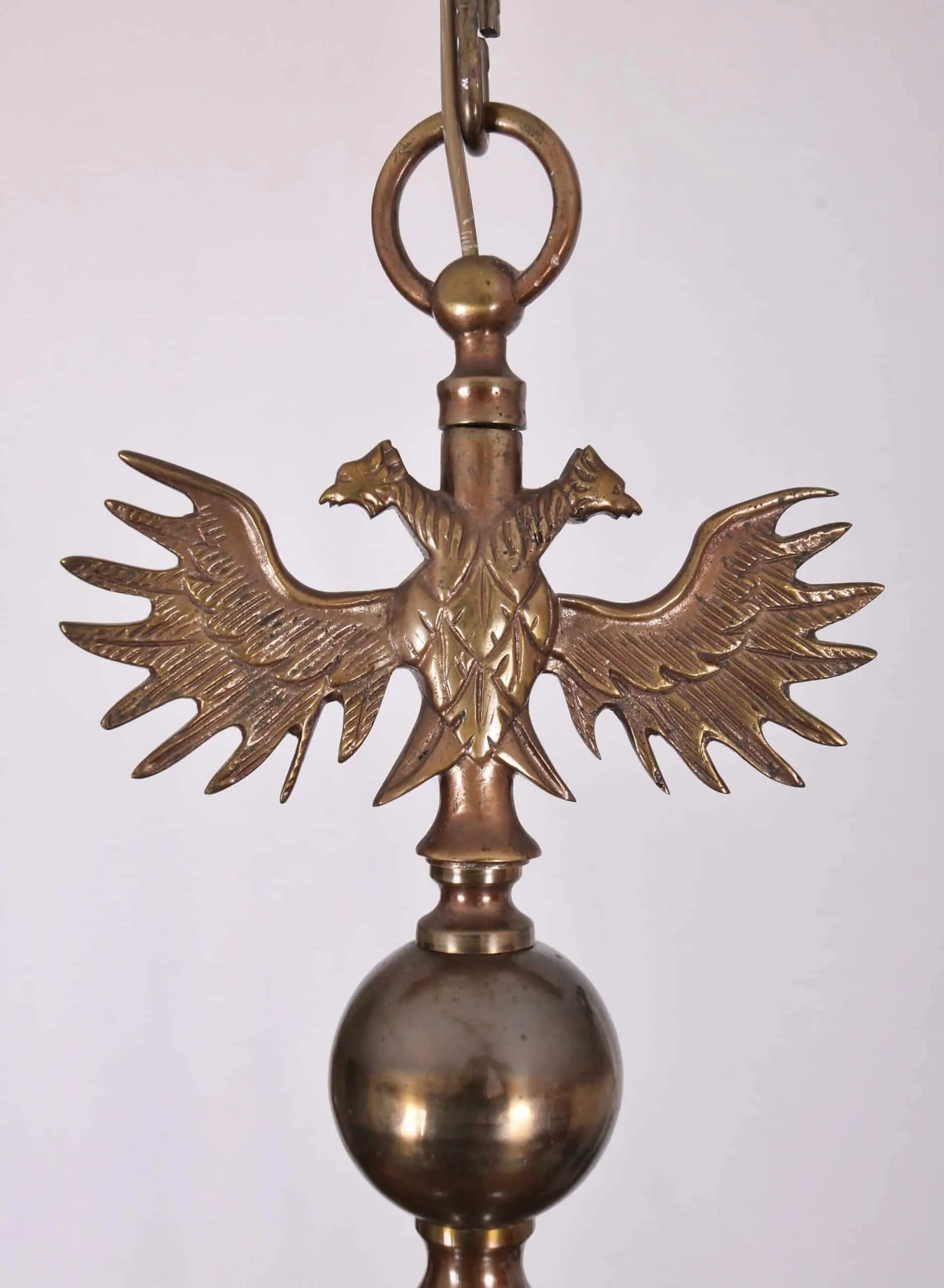 Osmiramenný vlámský lustr, funkční - 2