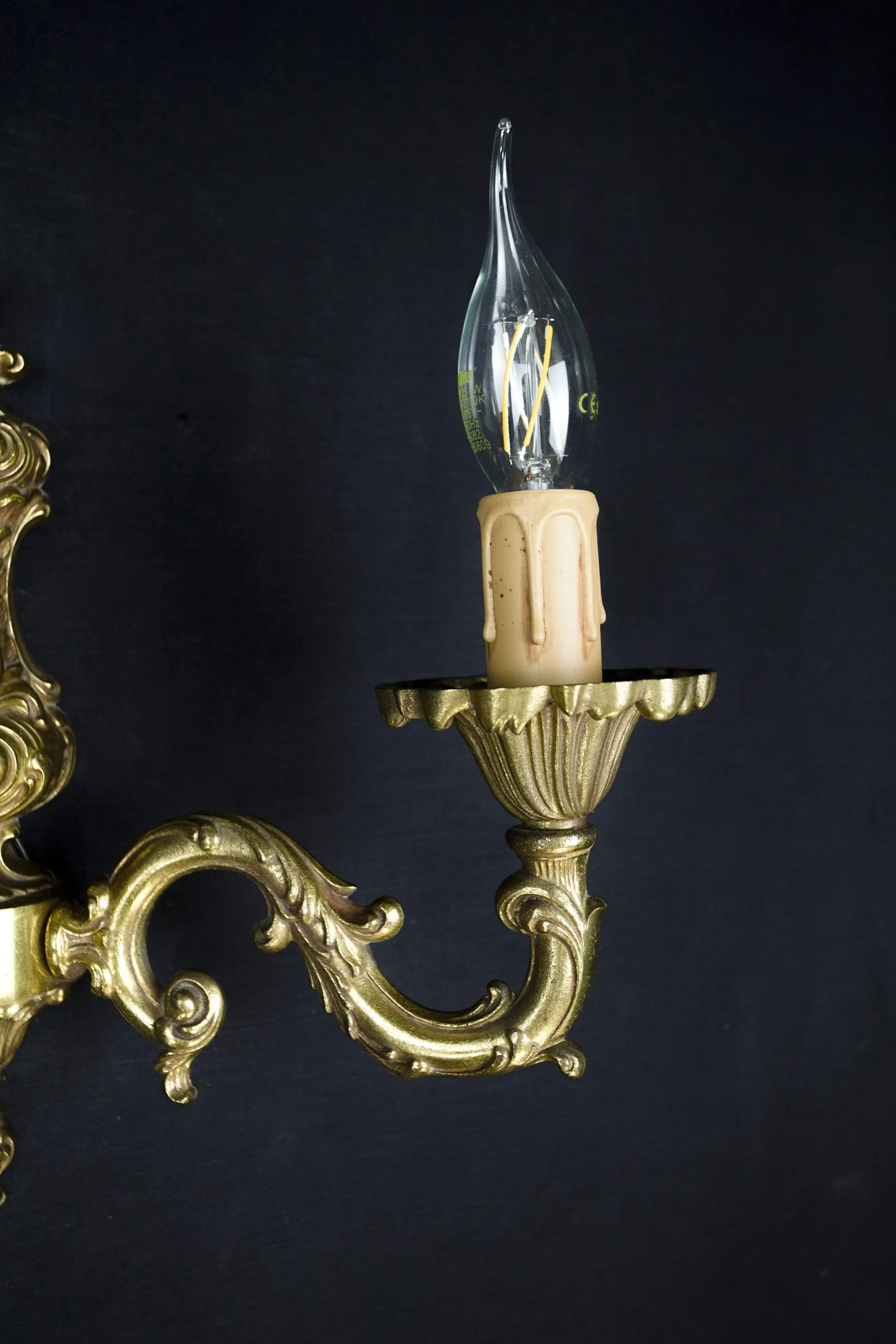 Párové nástěnné lampy výška 27 cm - 4