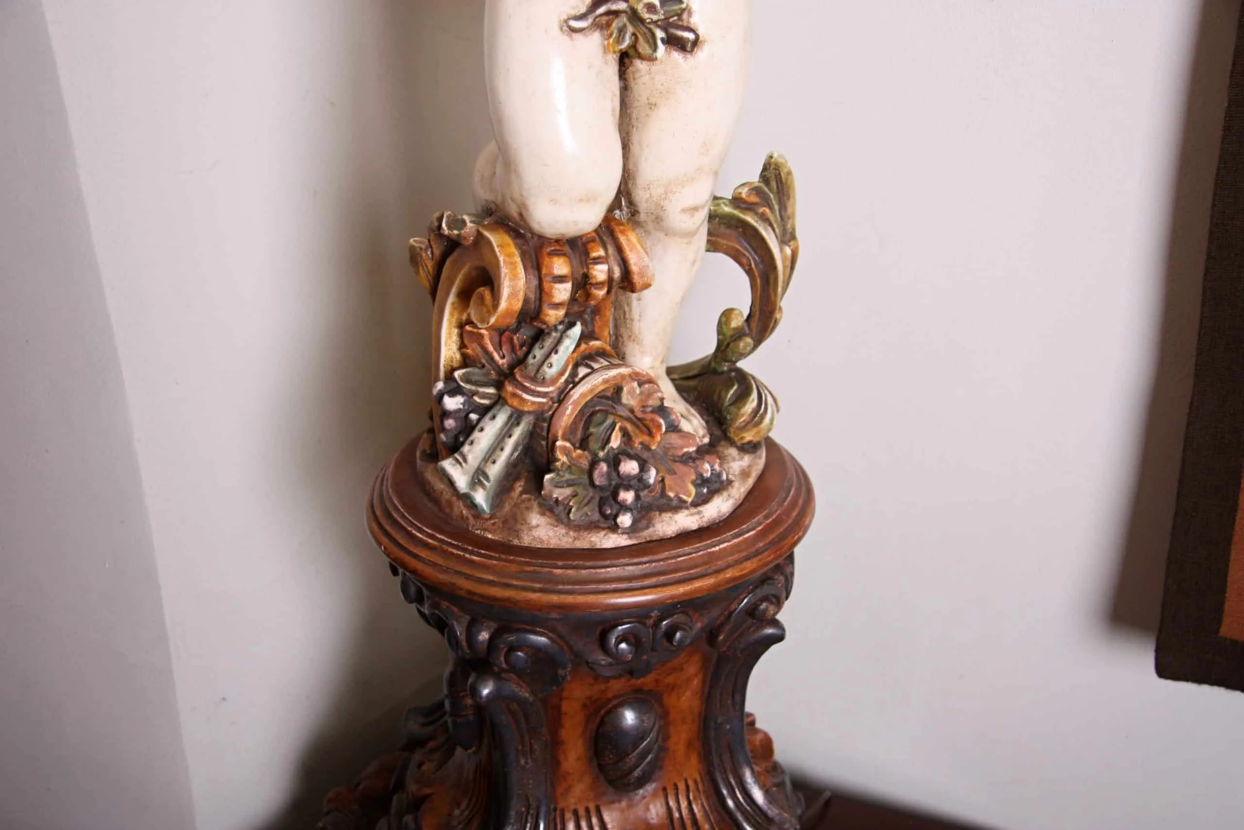Pětiramenný světlonoš v barokním provedení, lampa - 2