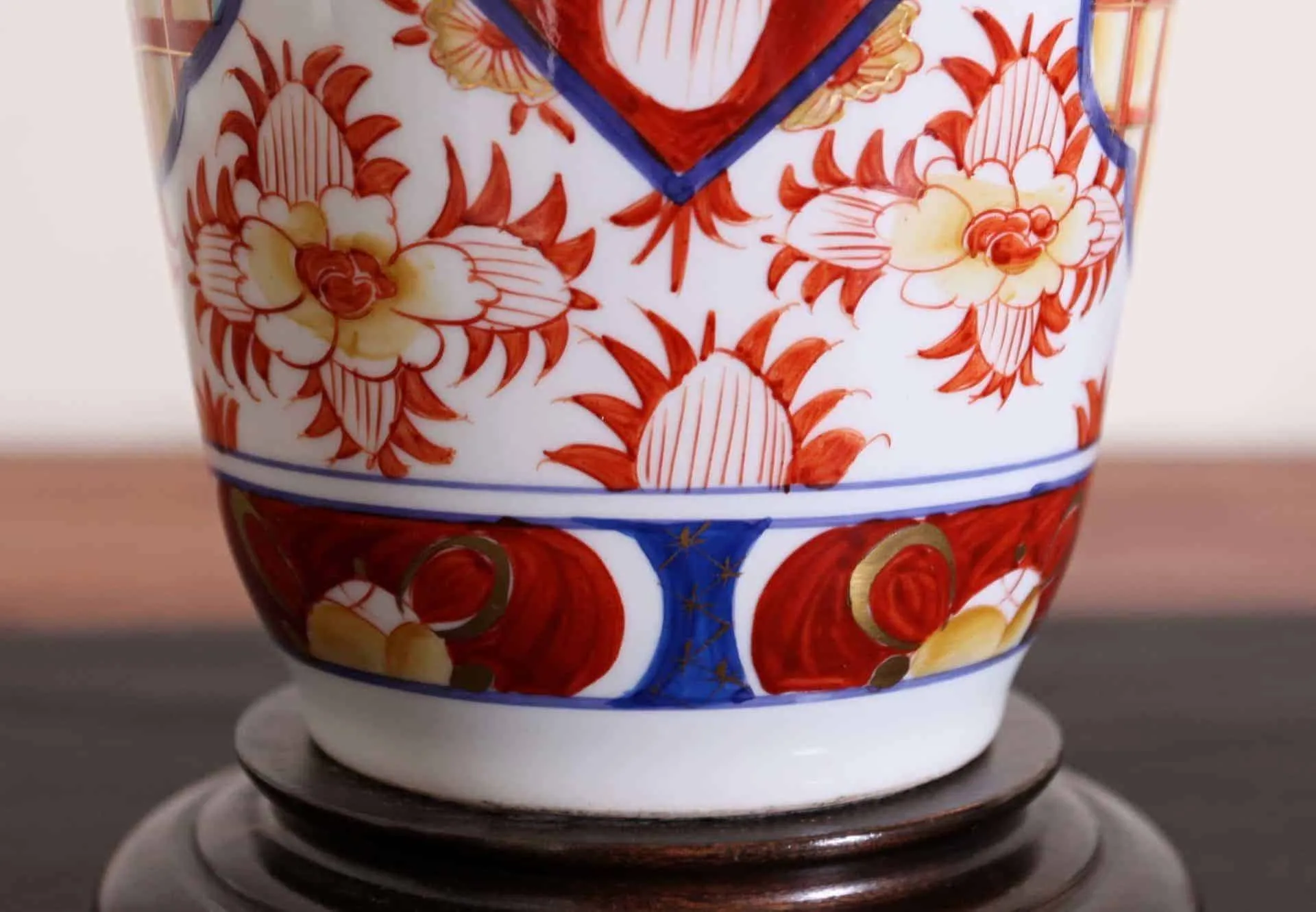 Porcelánová lampička Limoges s krásným stínidlem - 3