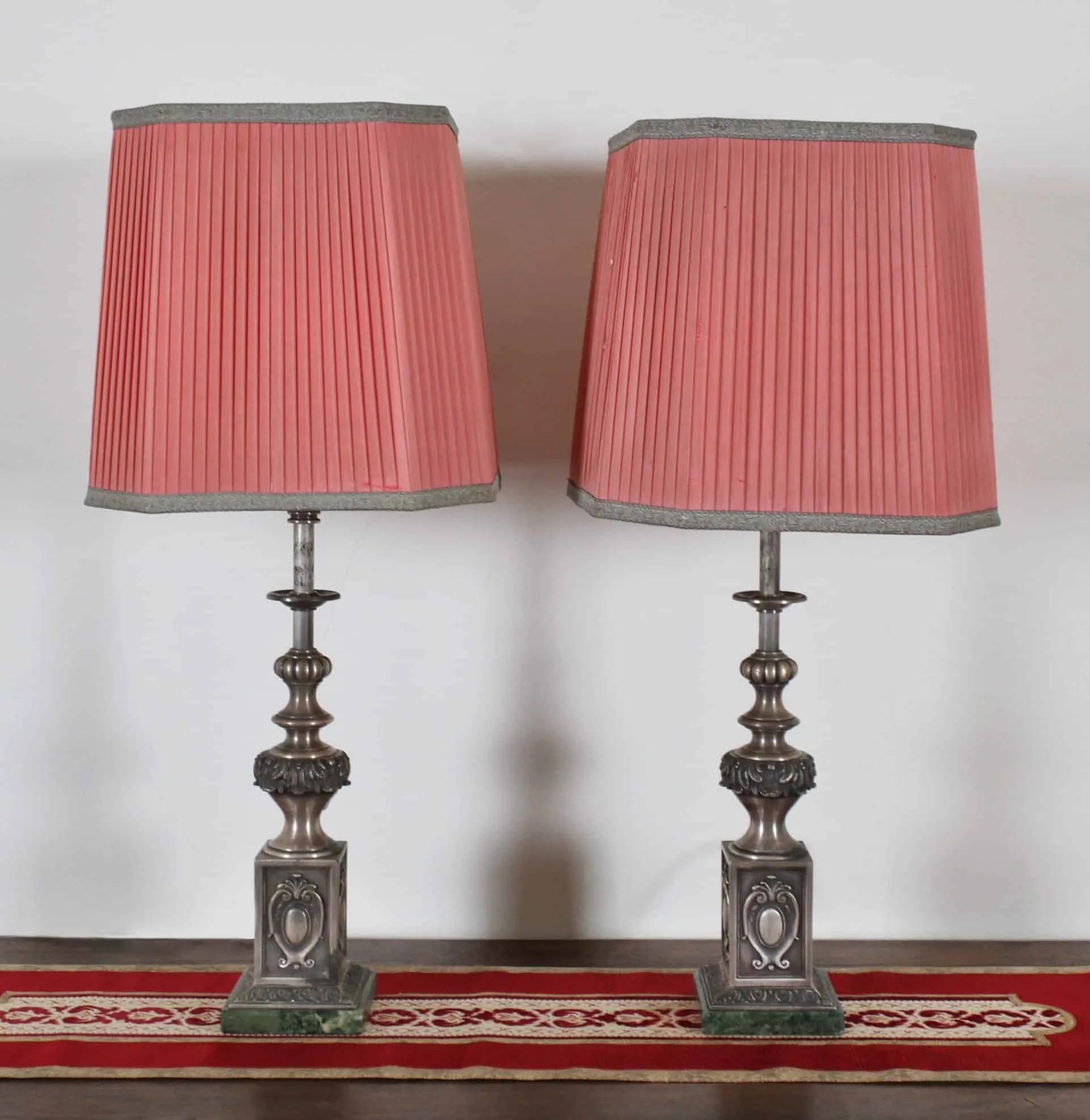 Starožitné párové lampy, 77 cm - 2