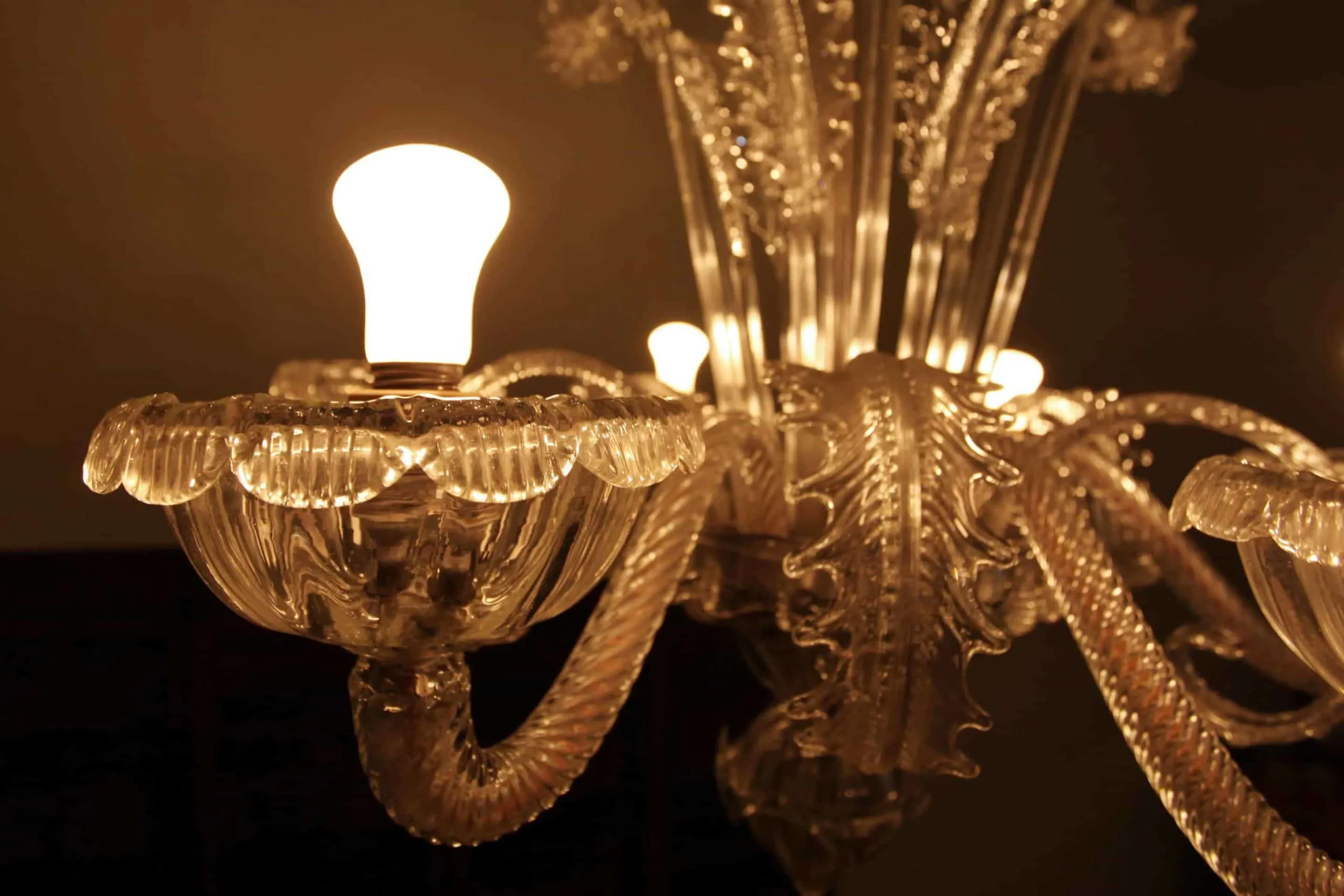 Šestiramenný benátský lustr – Murano - 6