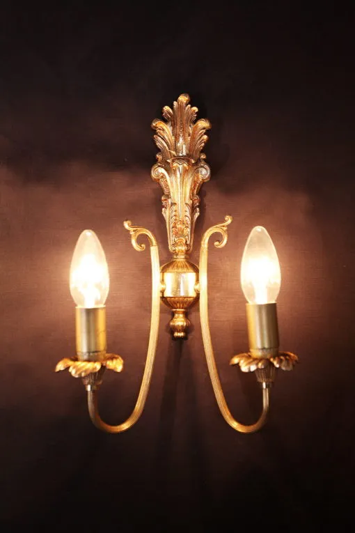 Trojice nástěnných lamp výška 35,5 cm - 5