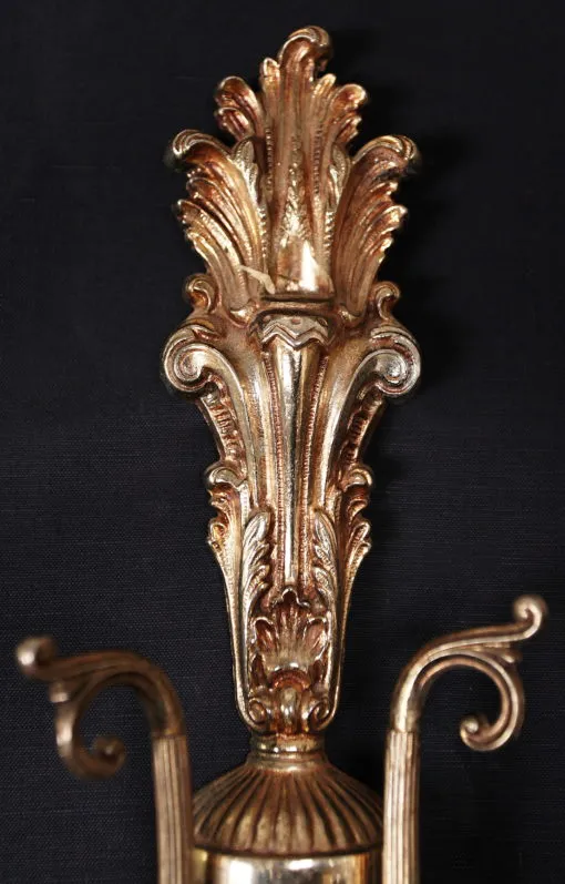 Trojice nástěnných lamp výška 35,5 cm - 4