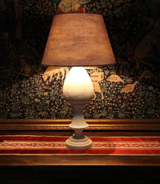 Velká mramorová lampa výška 70 cm - 4