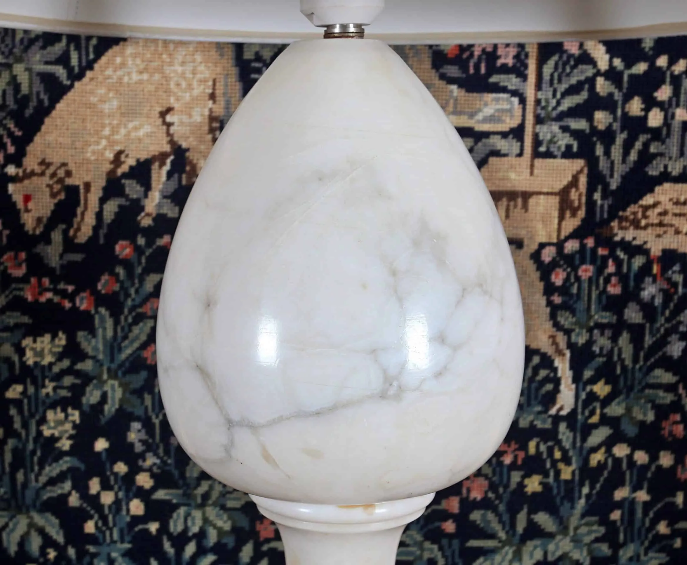 Velká mramorová lampa výška 70 cm - 3