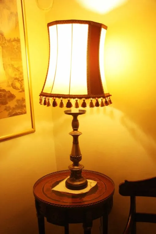 Velká stolní lampa neorenesance, výška 103 cm - 6