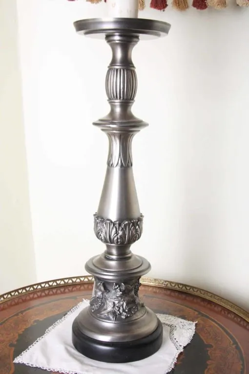 Velká stolní lampa neorenesance, výška 103 cm - 4