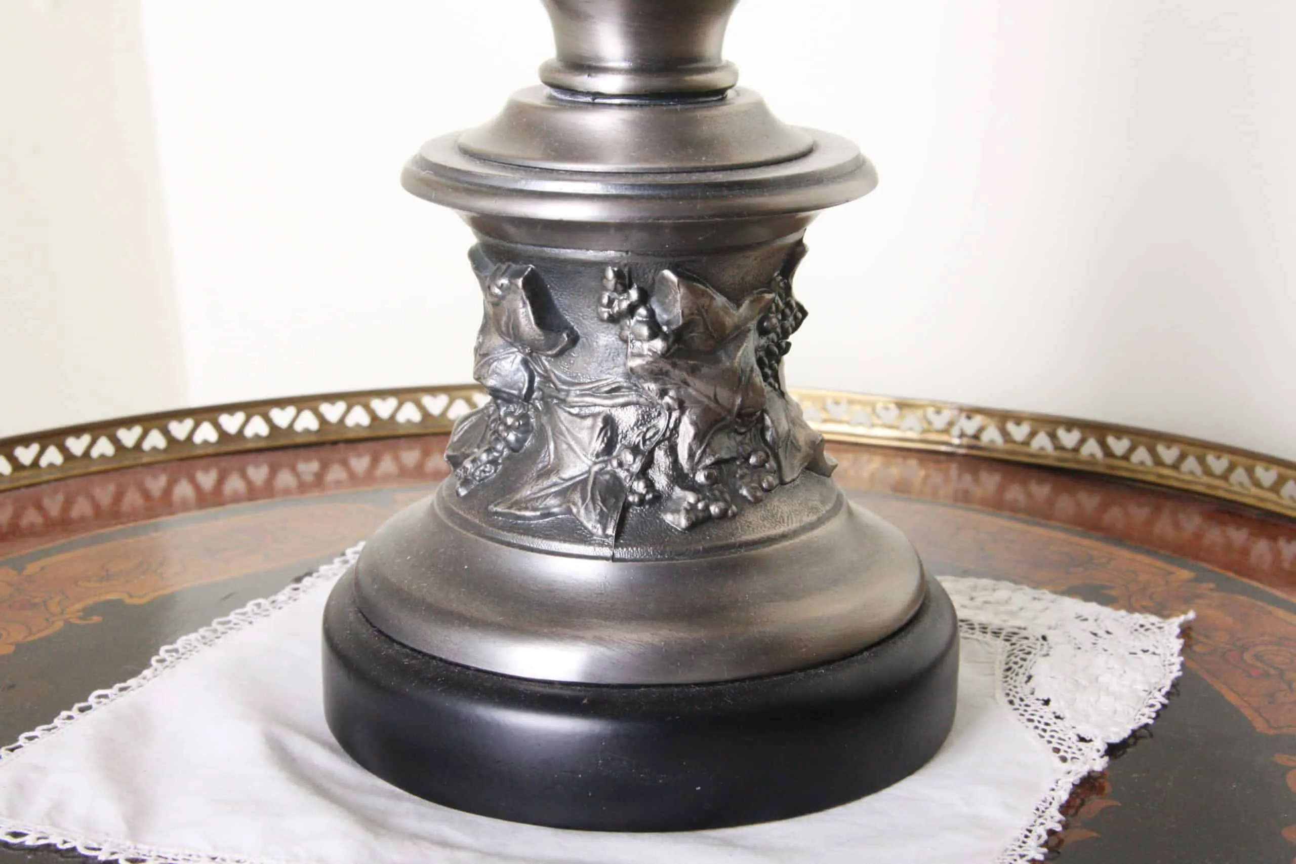 Velká stolní lampa neorenesance, výška 103 cm - 5