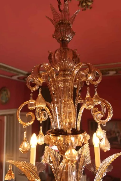 Velký benátský lustr – murano, funkční - 2