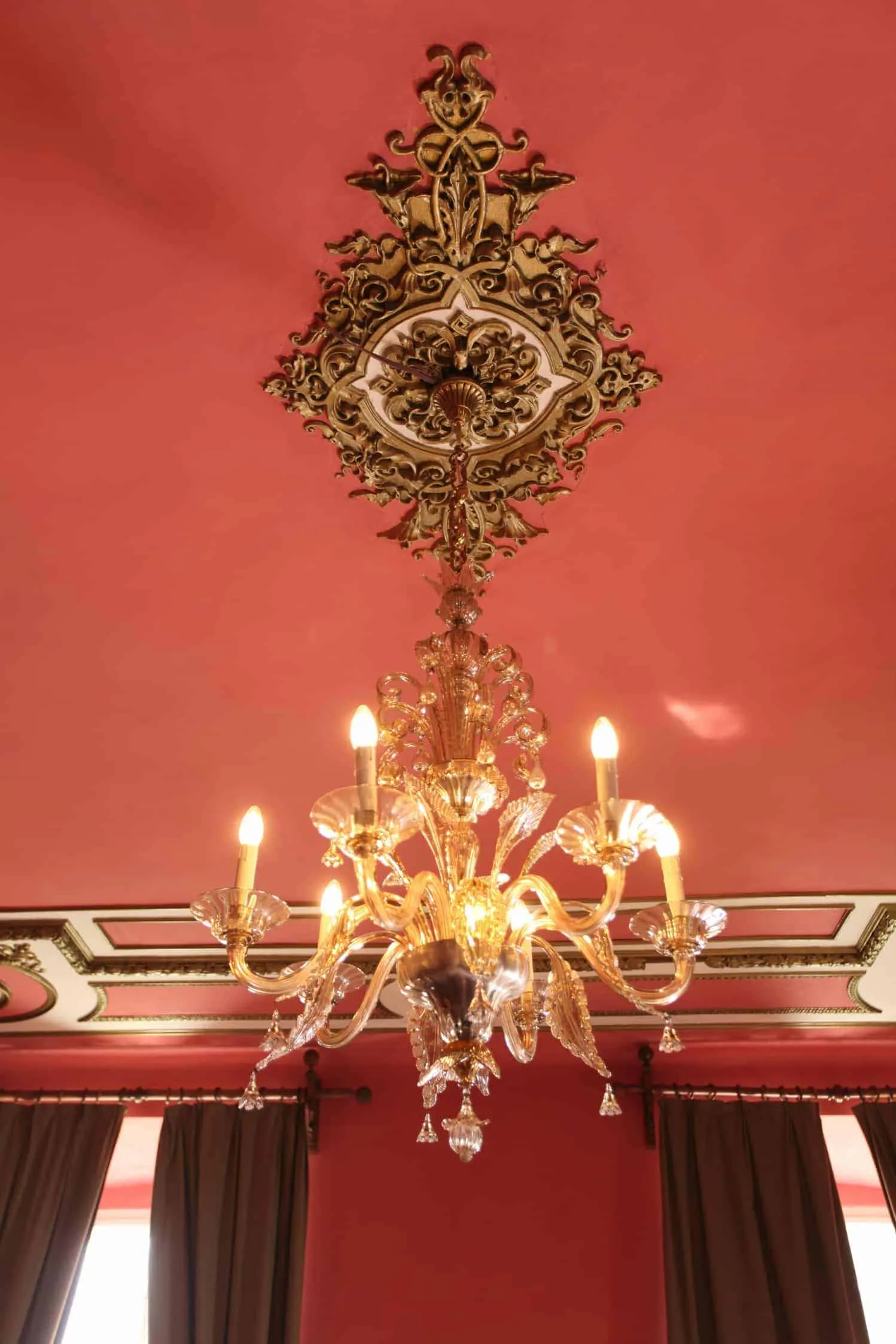 Velký benátský lustr – murano, funkční - 3