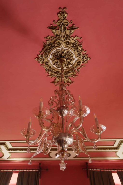 Velký benátský lustr – murano, funkční