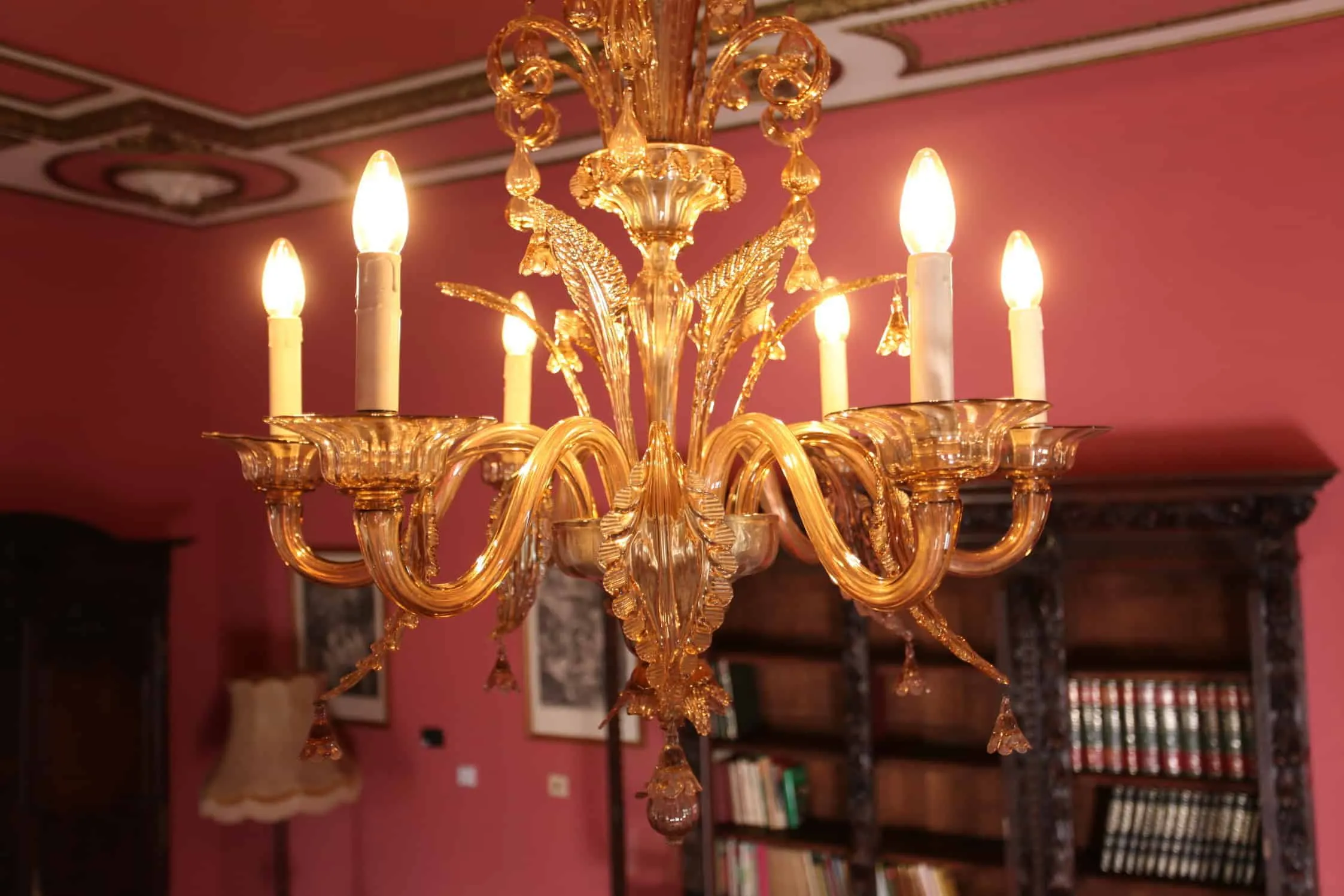 Velký benátský lustr – murano, funkční - 5