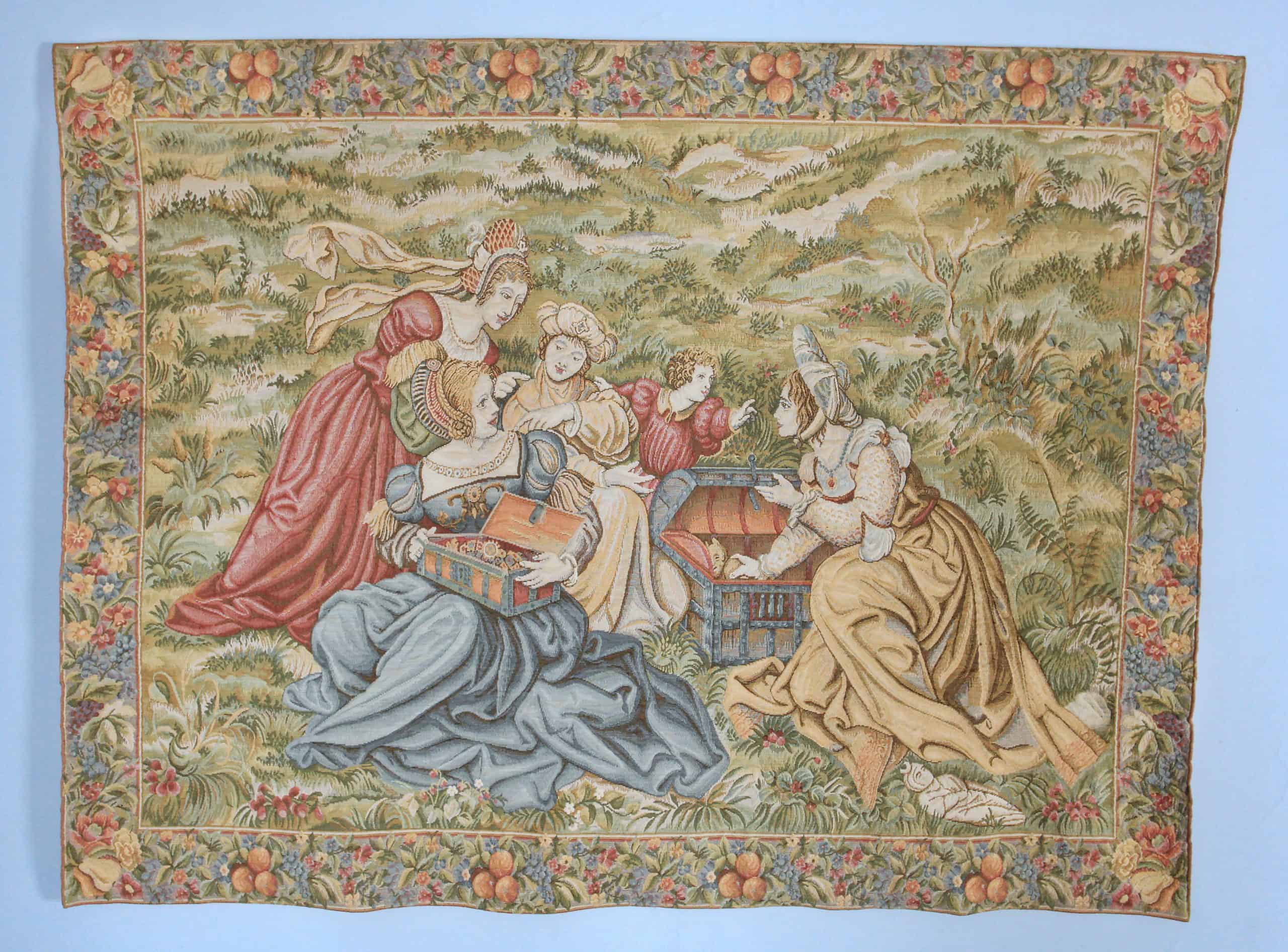Gobelín  tapiserie s motivem bohatství 136 x 185 cm