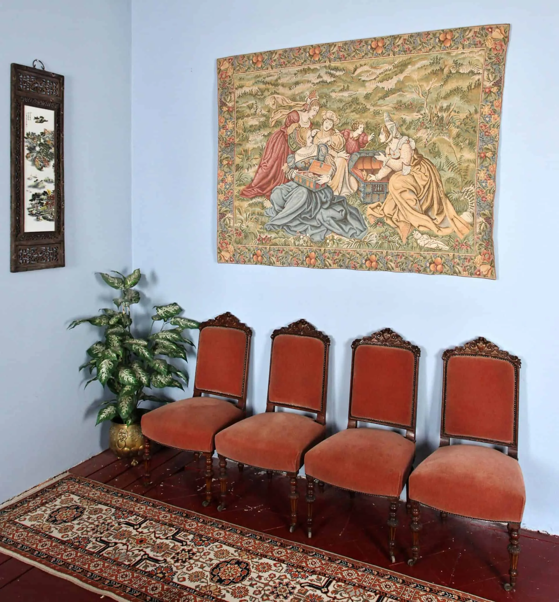 Gobelín  tapiserie s motivem bohatství 136 x 185 cm - 5