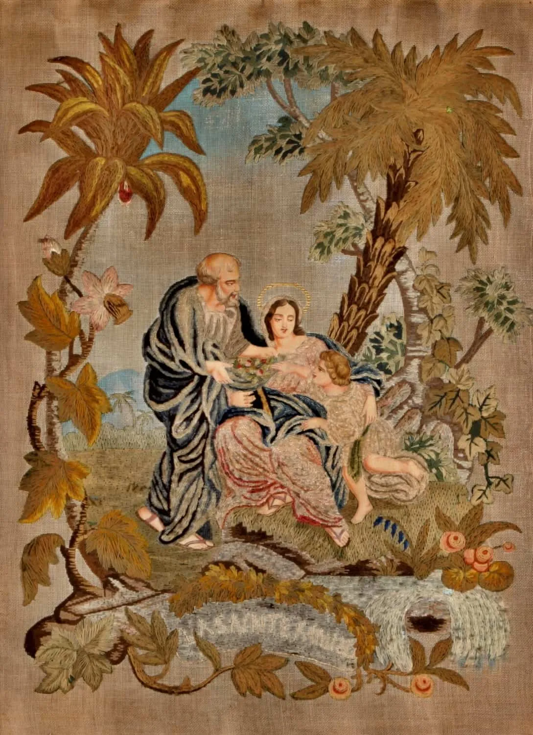 Ručně tkaný gobelín tapiserie 1820 - 2