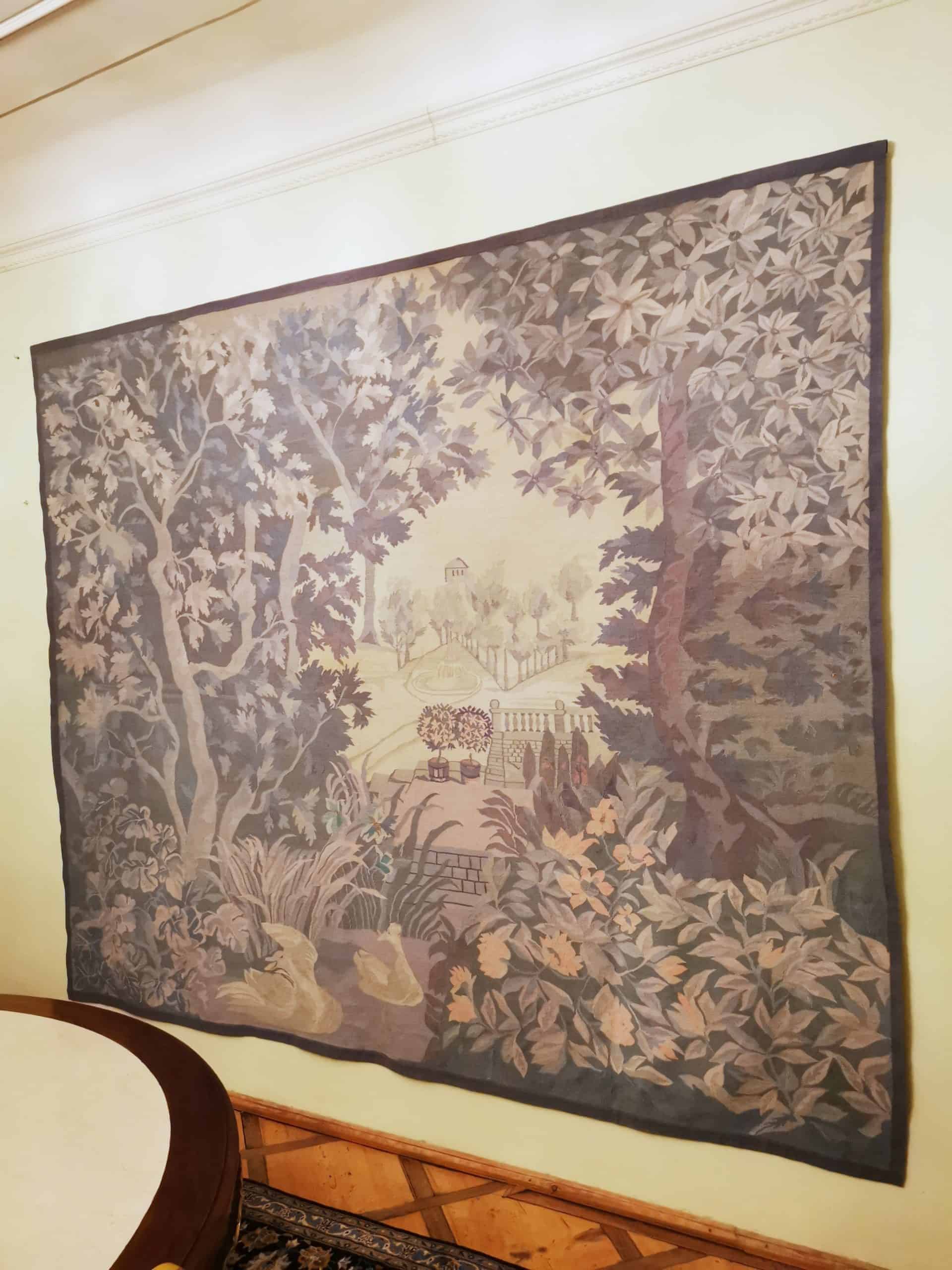 Velký gobelín tapiserie – ručně tkaný, 310 x 260 cm
