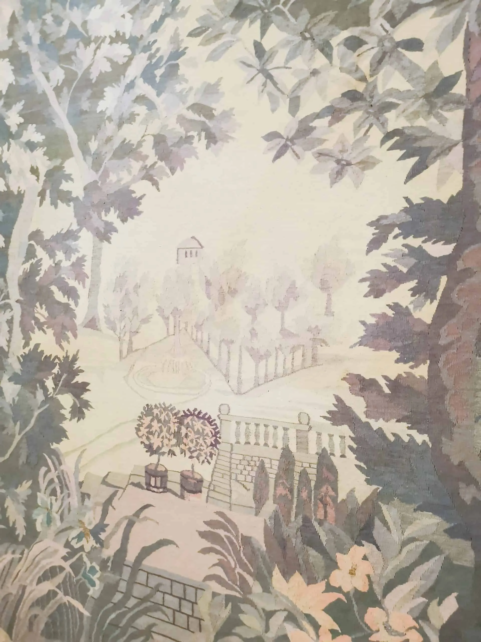 Velký gobelín tapiserie – ručně tkaný, 310 x 260 cm - 5
