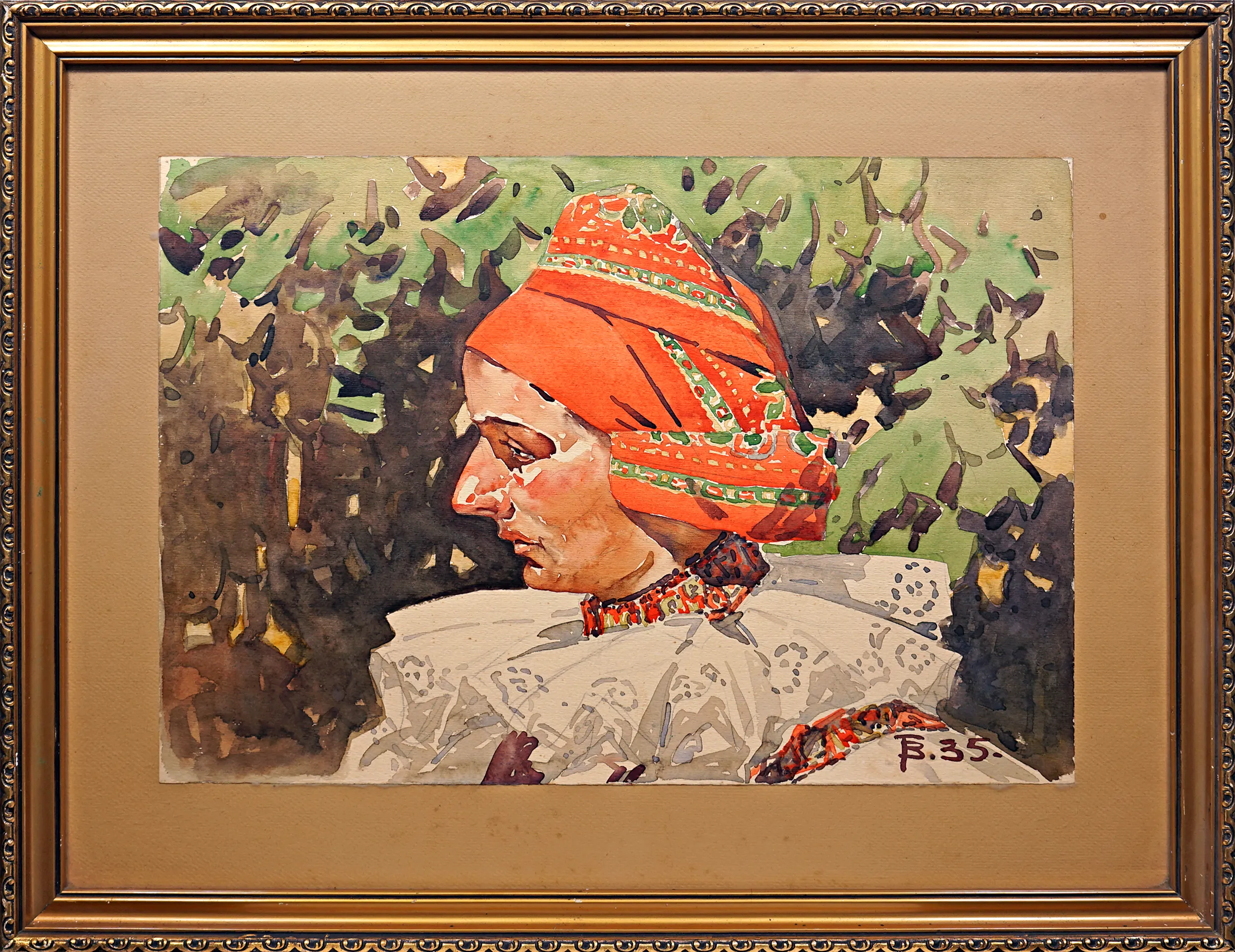 Žena v kroji – František Bezděk - 1