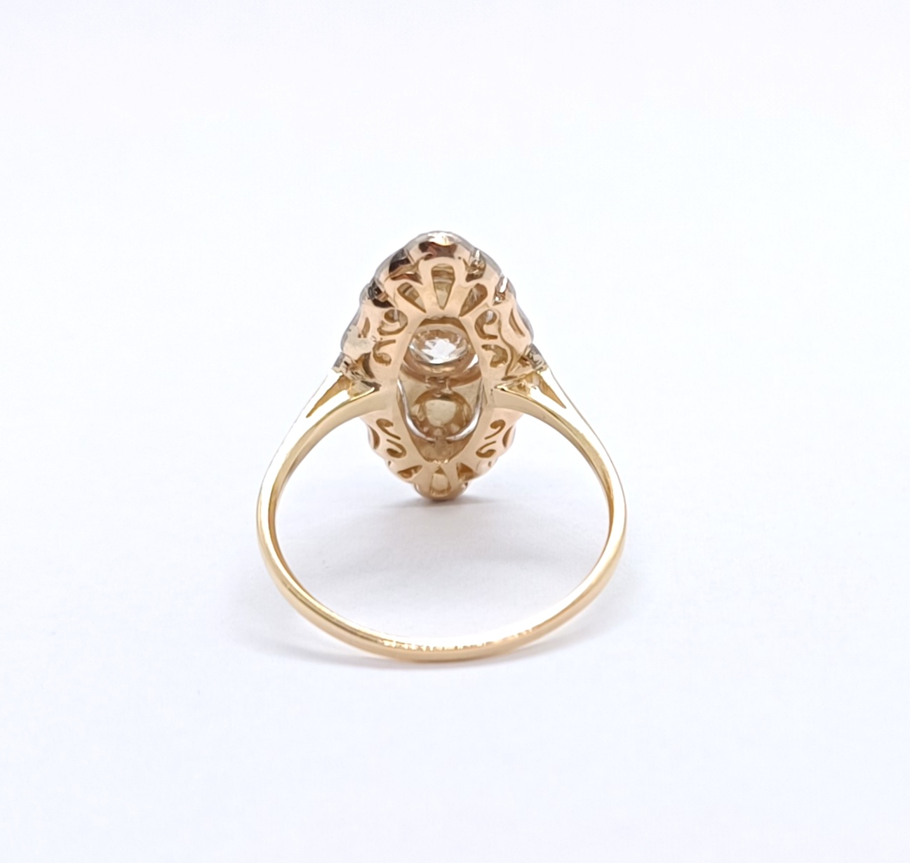 Art deco diamantový prsten - 4