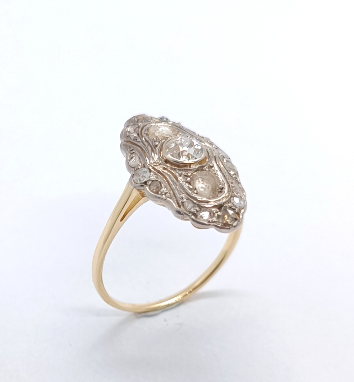 Art deco diamantový prsten - 6
