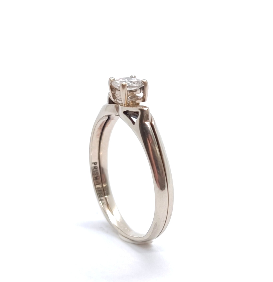 Zlatý prsten s diamantem - 3
