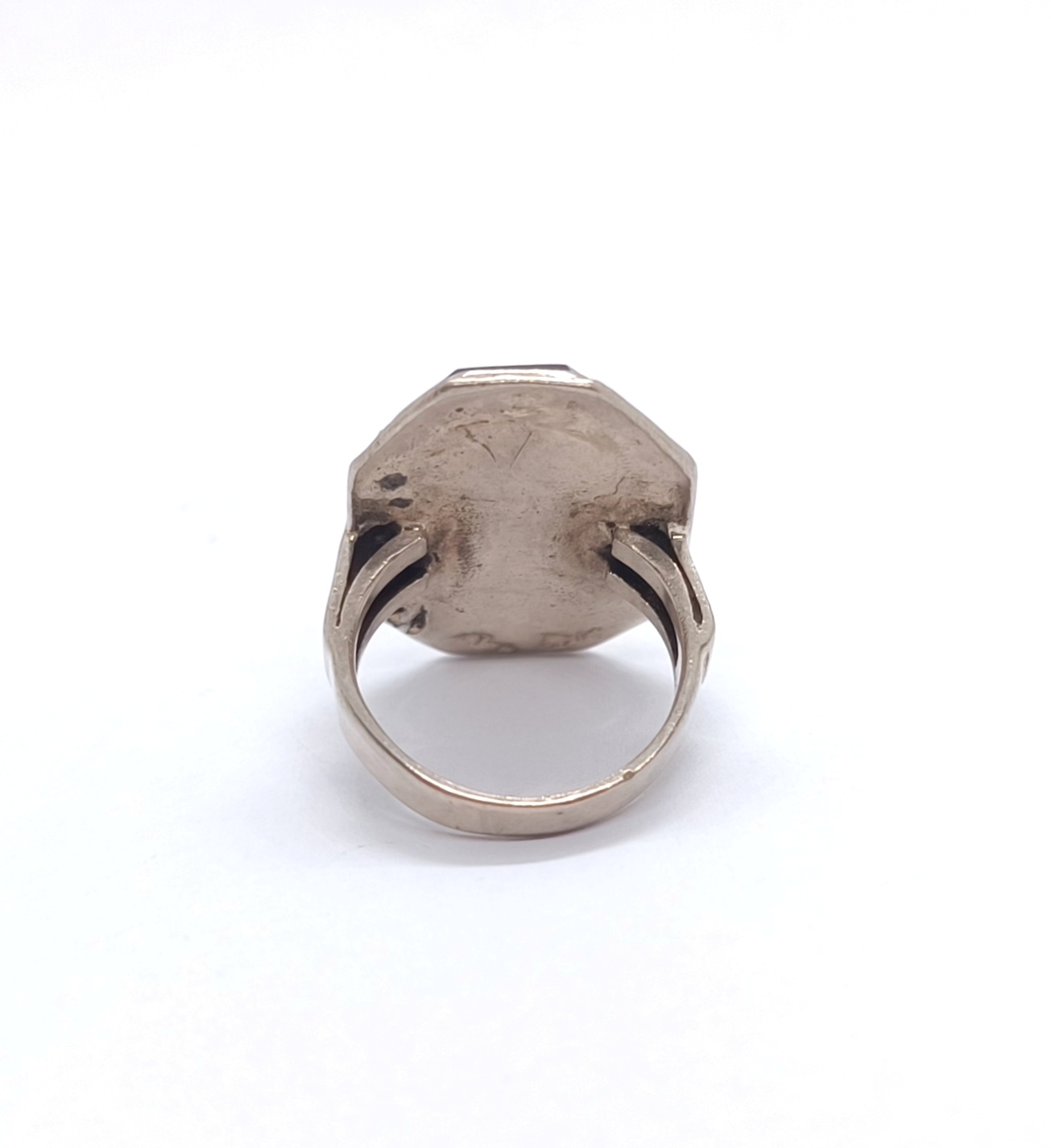 Stříbrný prsten s onyxem - 5