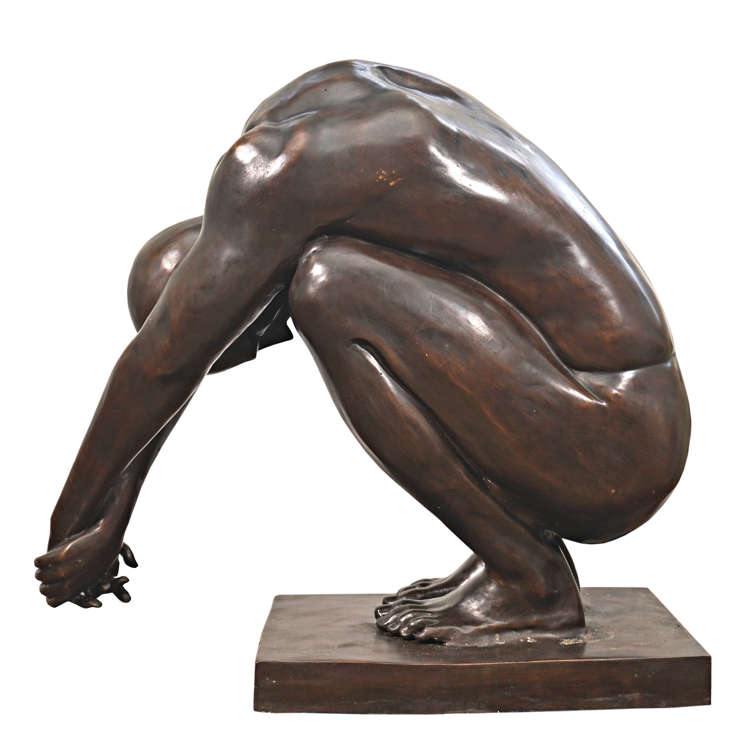 Bronzová socha plavce v životní velikosti - 3