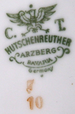 Svícen se zlatými linkami – Hutschenreuther - 5
