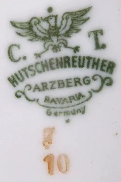 Svícen se zlatými linkami – Hutschenreuther - 5