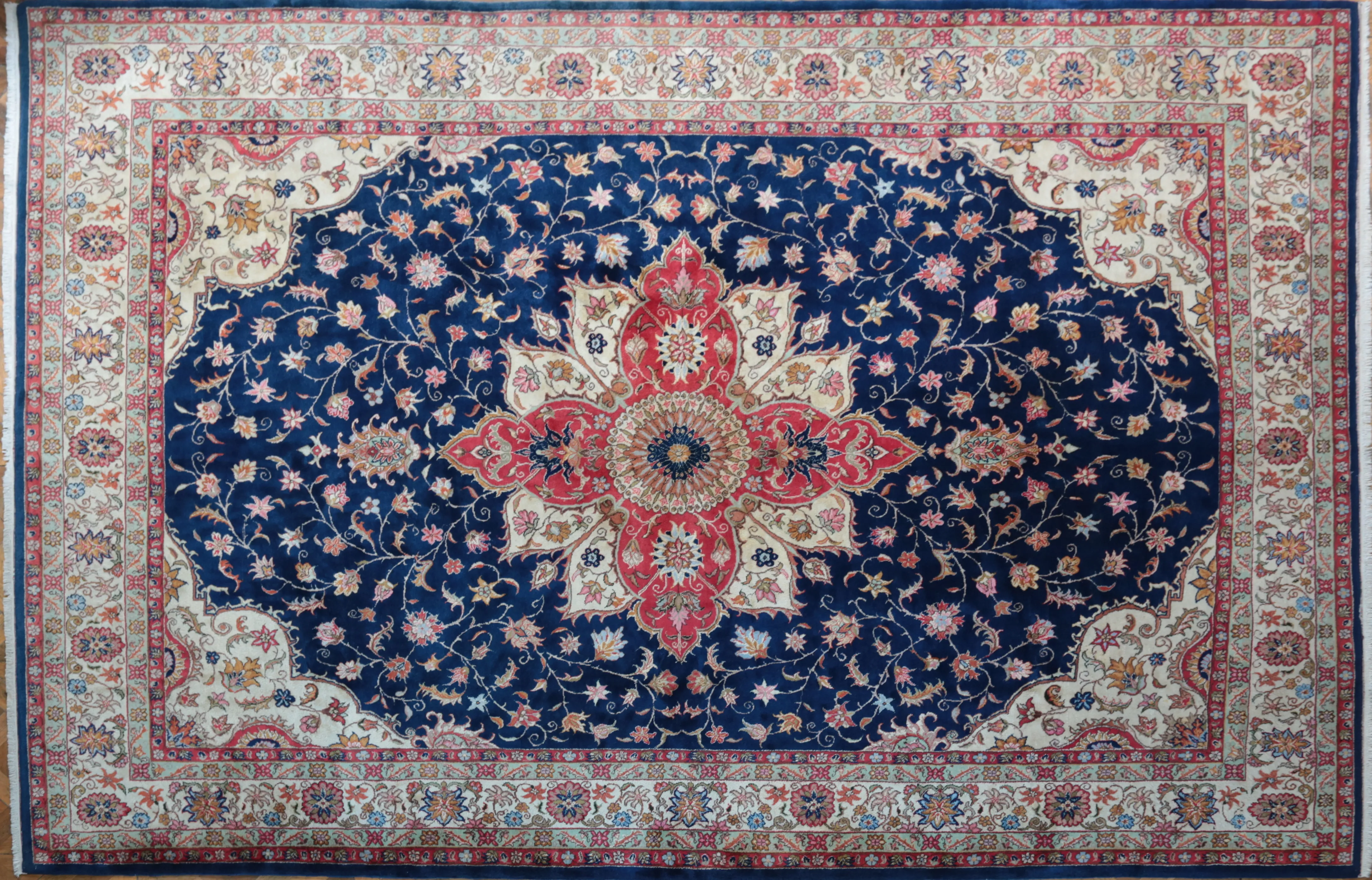 Perský koberec Tebriz 412 x 304 cm - 2